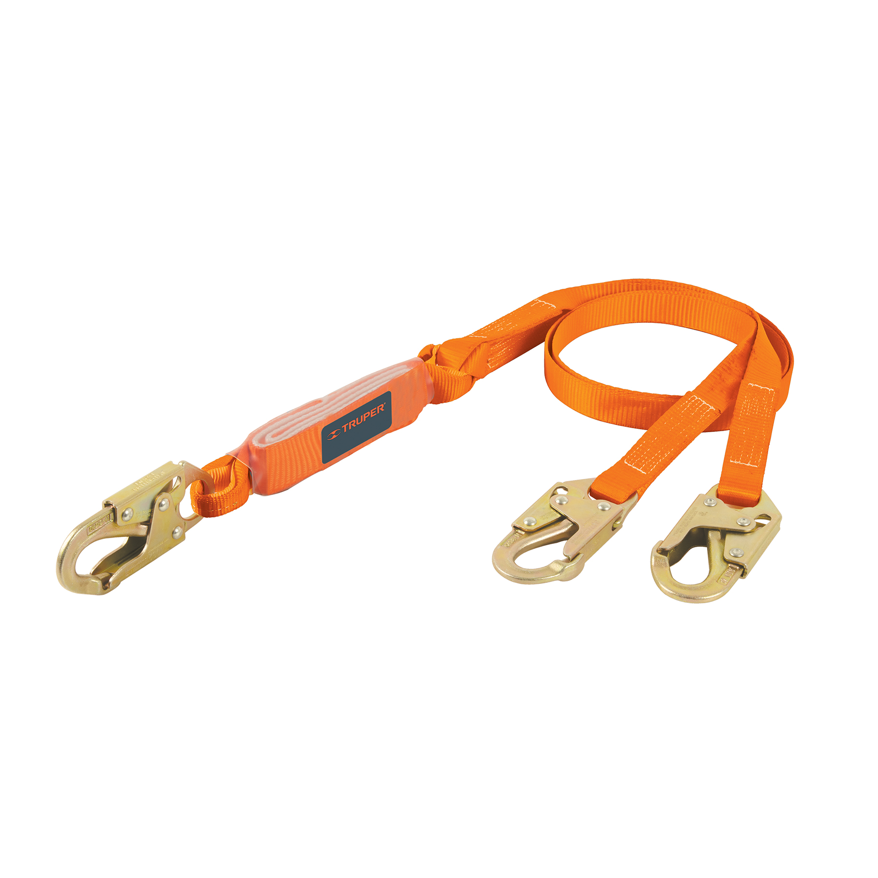 Línea de vida con absorbedor de impacto, doble brazo, ANSI