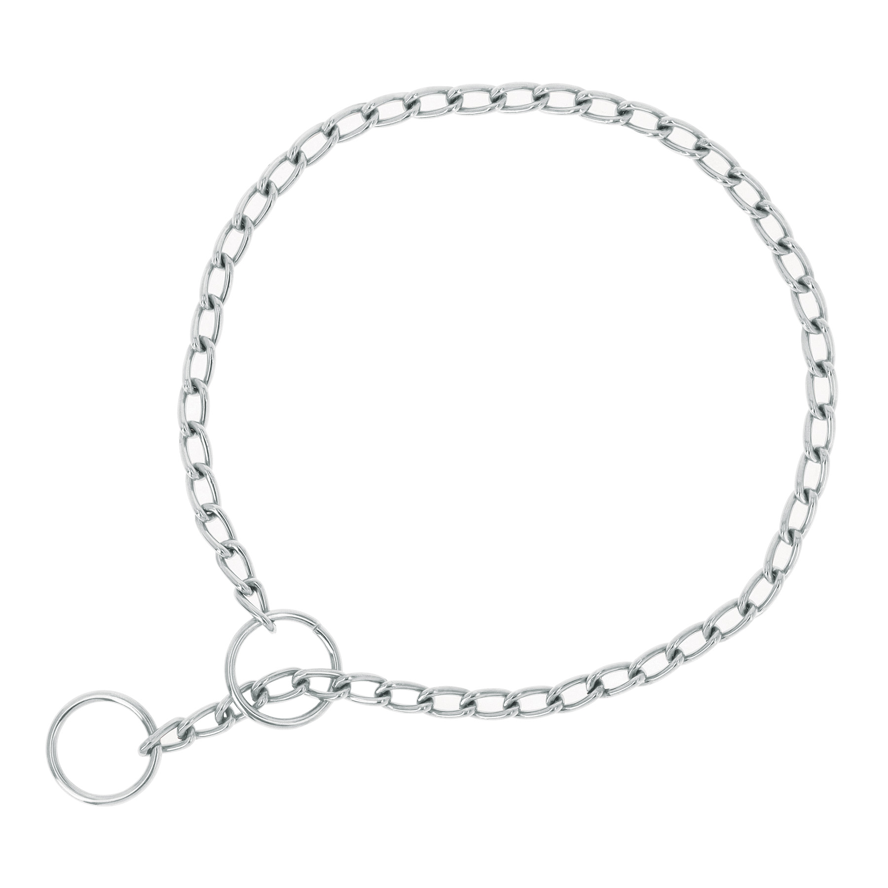 Collar de entrenamiento para perro, 45 cm, eslabón 2 mm