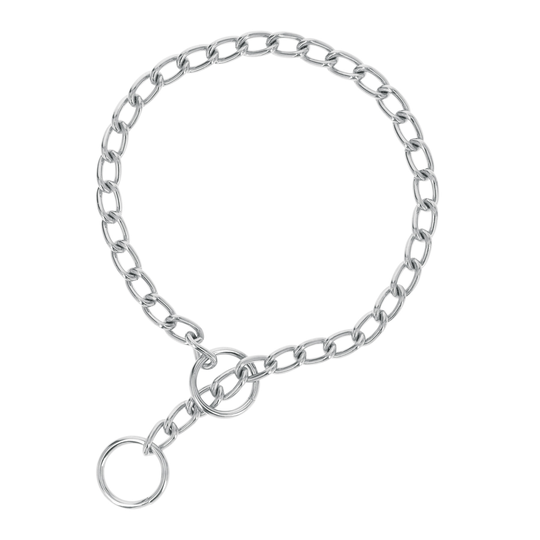 Collar de entrenamiento para perro, 50 cm, eslabón de 3 mm