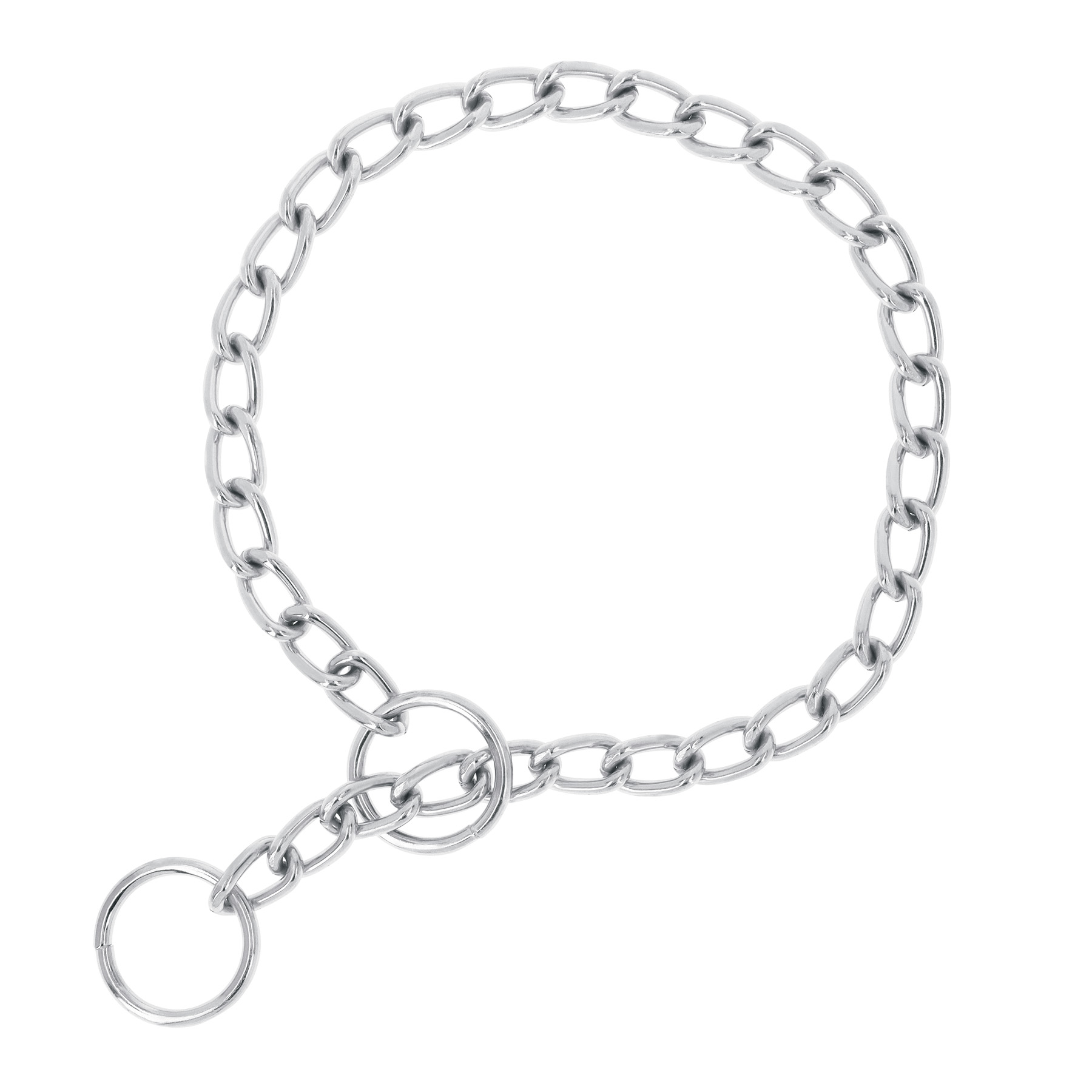 Collar de entrenamiento para perro, 55 cm, eslabón 3.5 mm