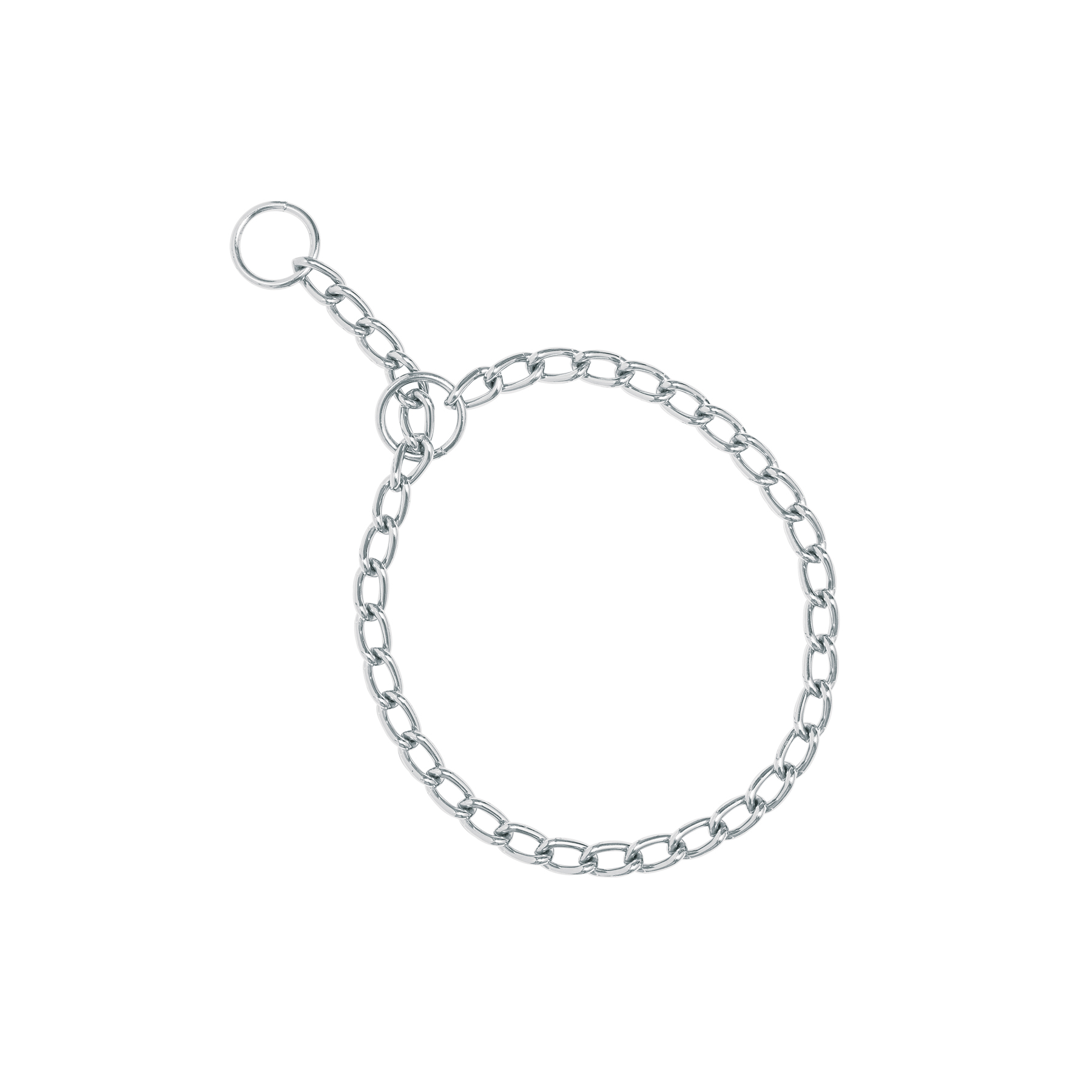 Collar de entrenamiento para perro, 60 cm, eslabón de 4 mm