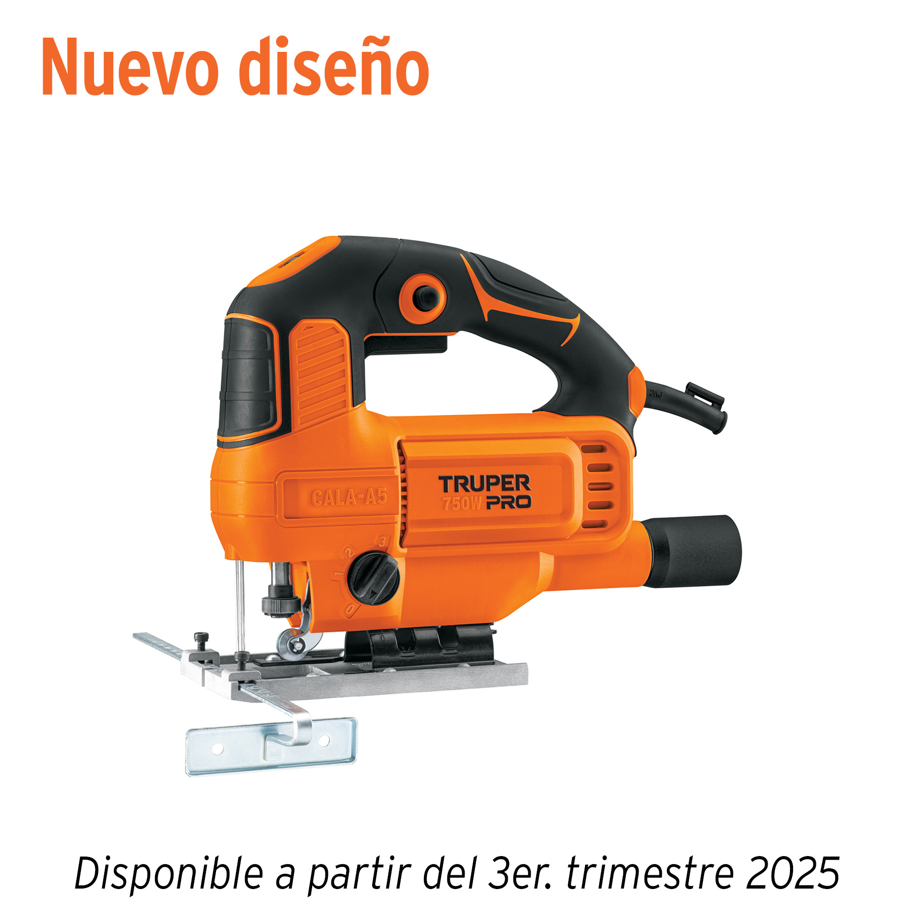 Sierra caladora 750W 5.9 A vel. variable, TRUPER PRO