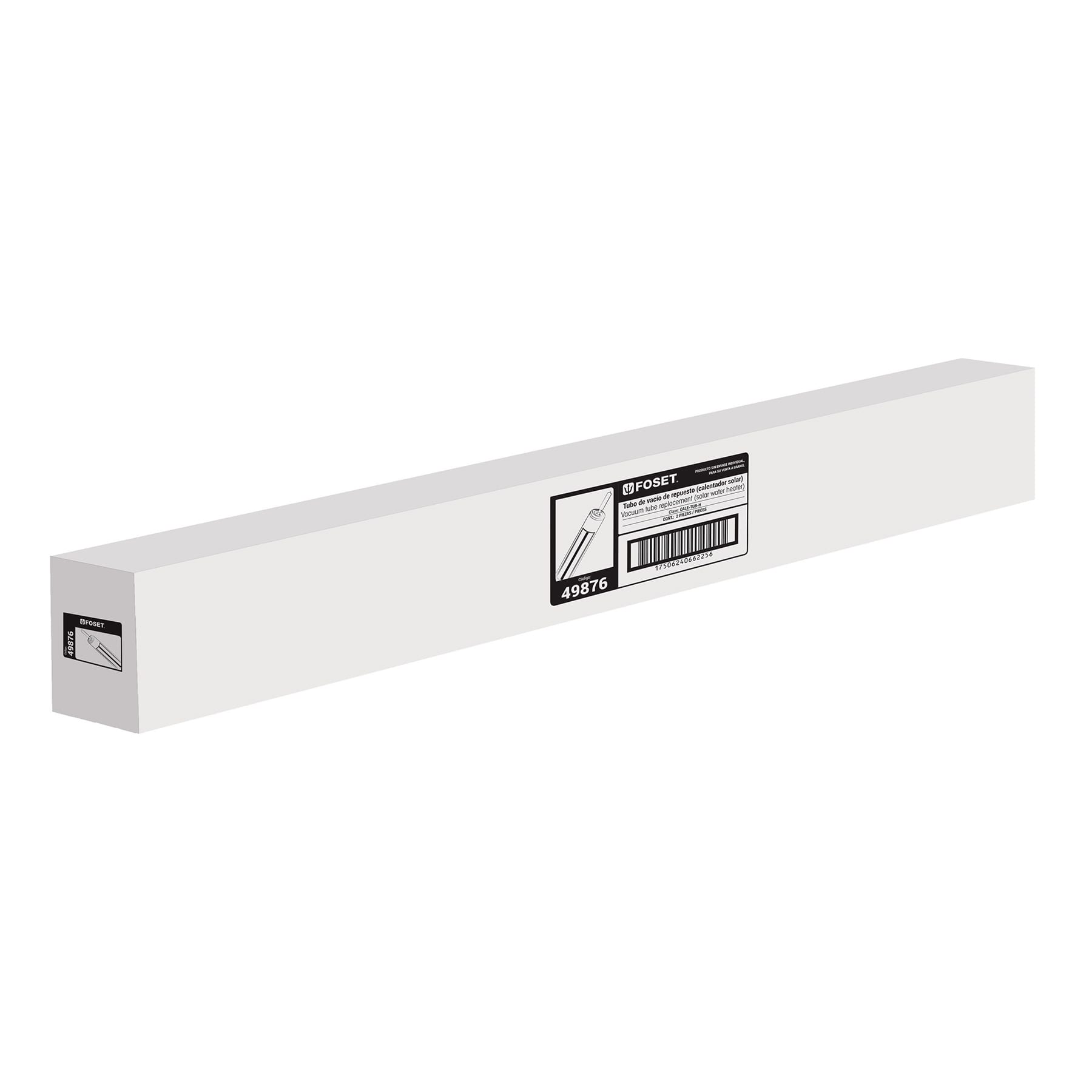 Tubo de repuesto para calentador solar heat pipe, Foset - Imagen 5