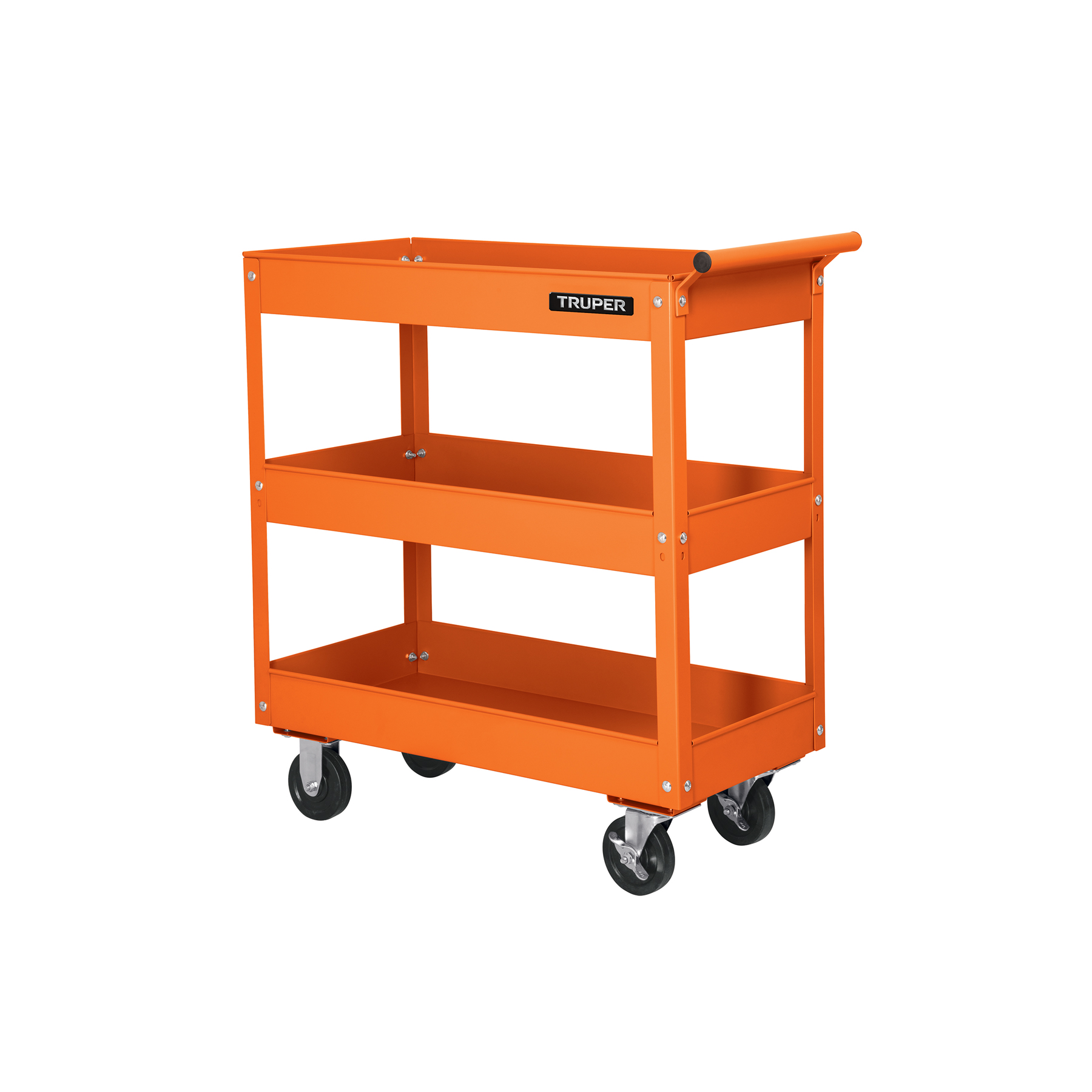 Carro de servicio, 3 charolas, Truper