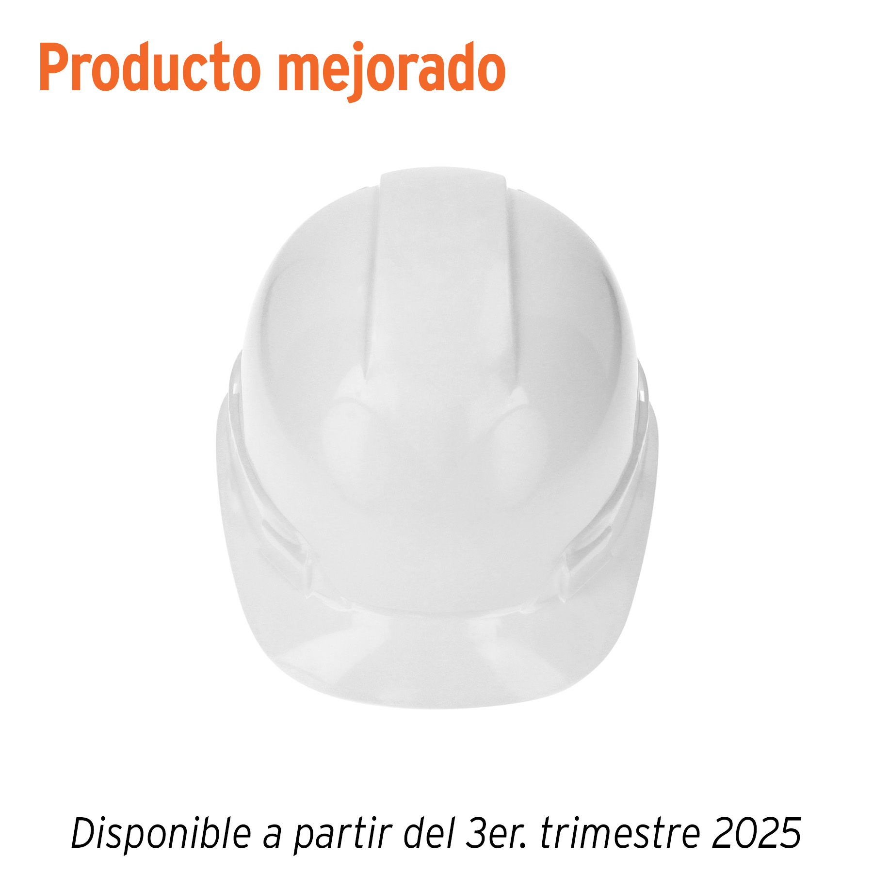 Casco de seguridad, ajuste de matraca, blanco, Truper