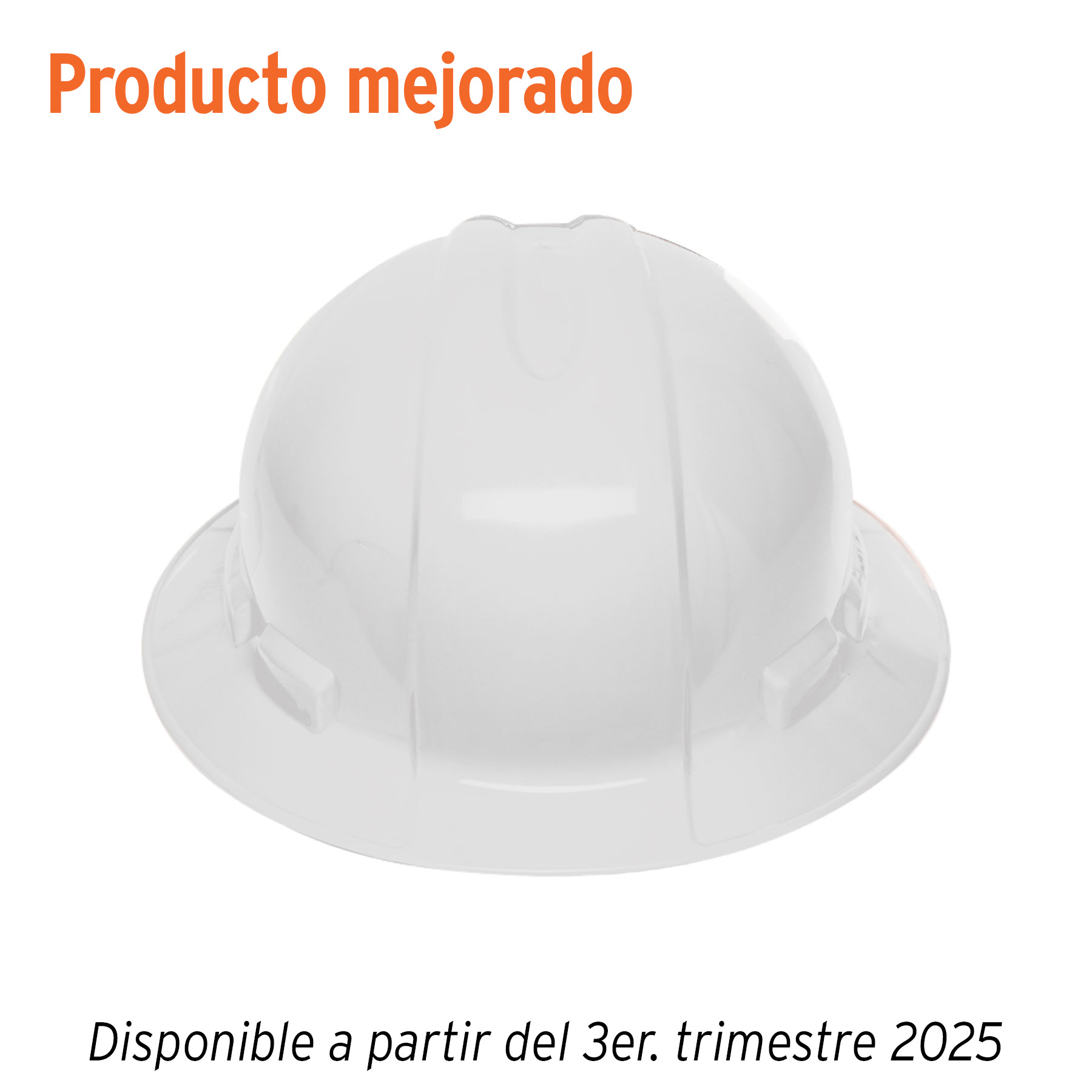Casco de seguridad ala ancha, blanco, Truper