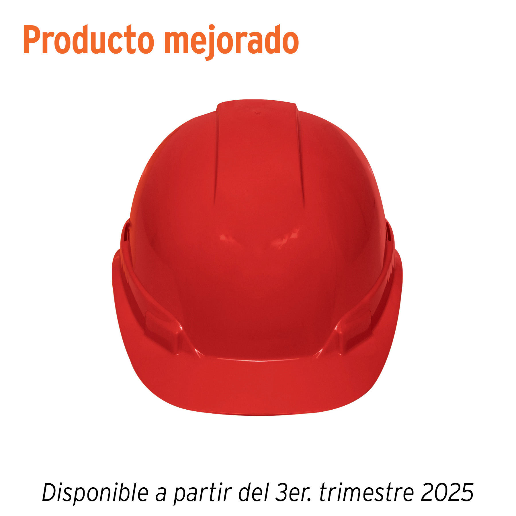 Casco de seguridad, ajuste de matraca, rojo, Truper