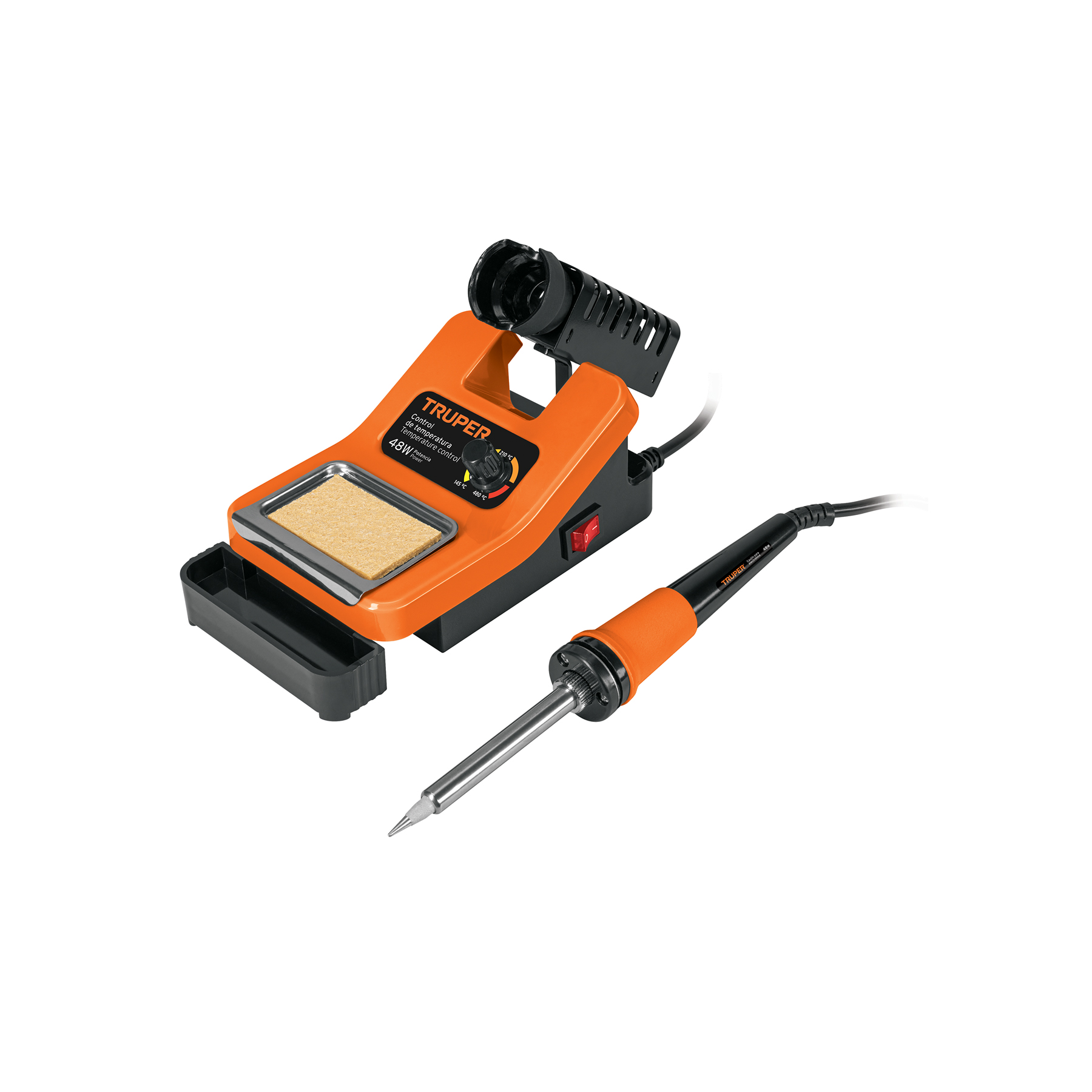 Cautín 48 W profesional para electrónica con estación