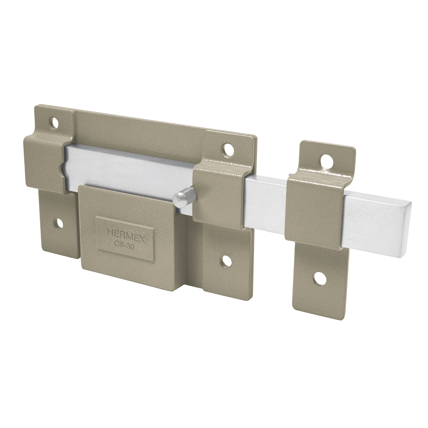 Cerradura de barra fija, cilindro exterior, HERMEX