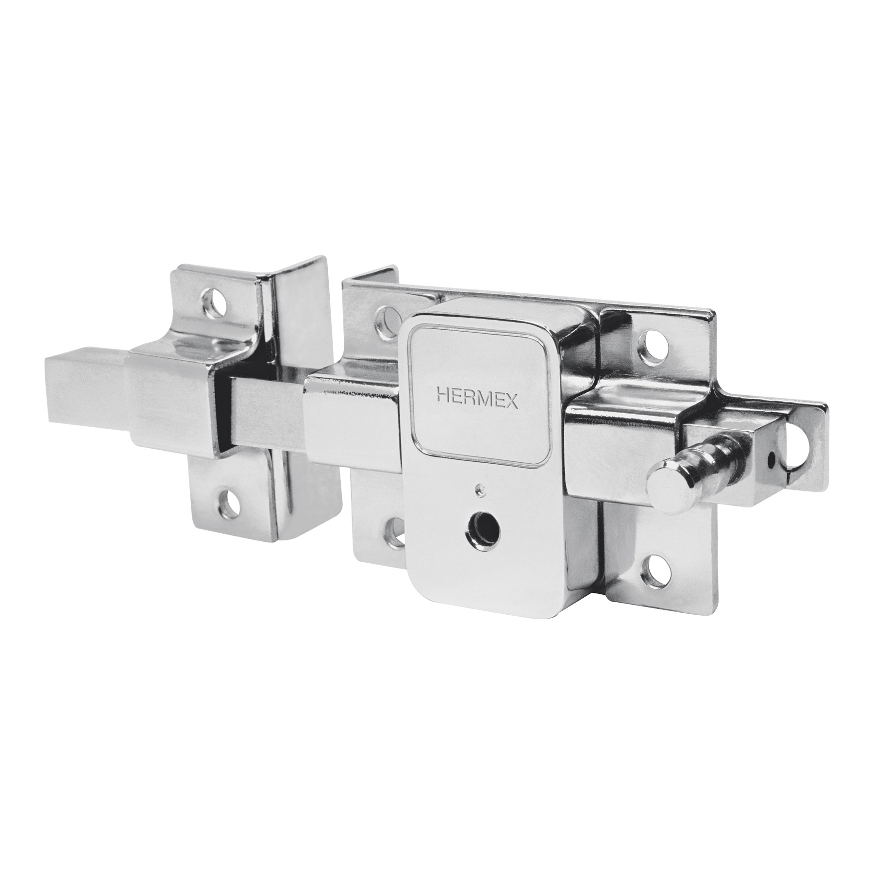 Cerradura de barra fija, llave tetra, izquierda, HERMEX