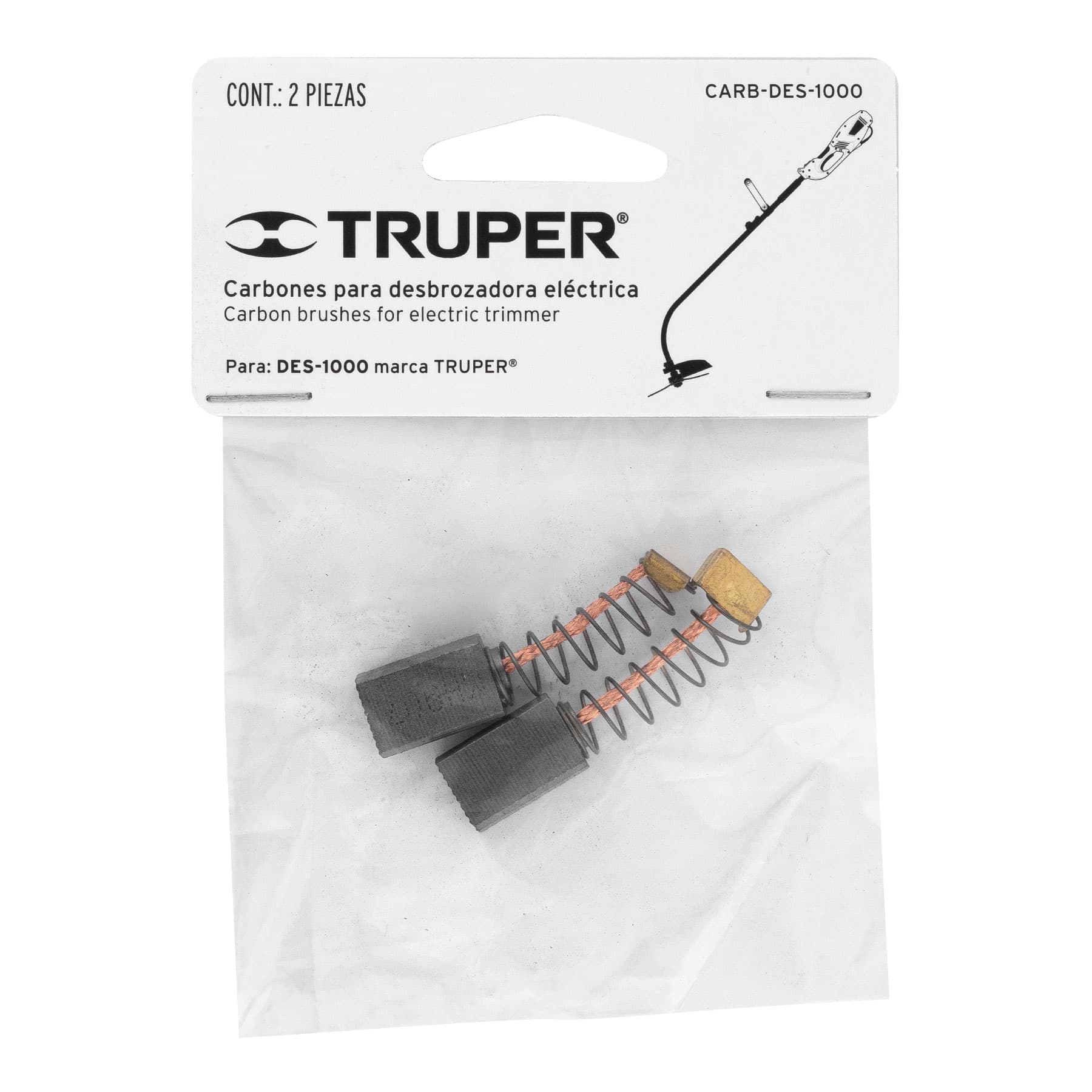 Bolsa con 2 carbones de repuesto para DES-1000, TRUPER - Imagen 3
