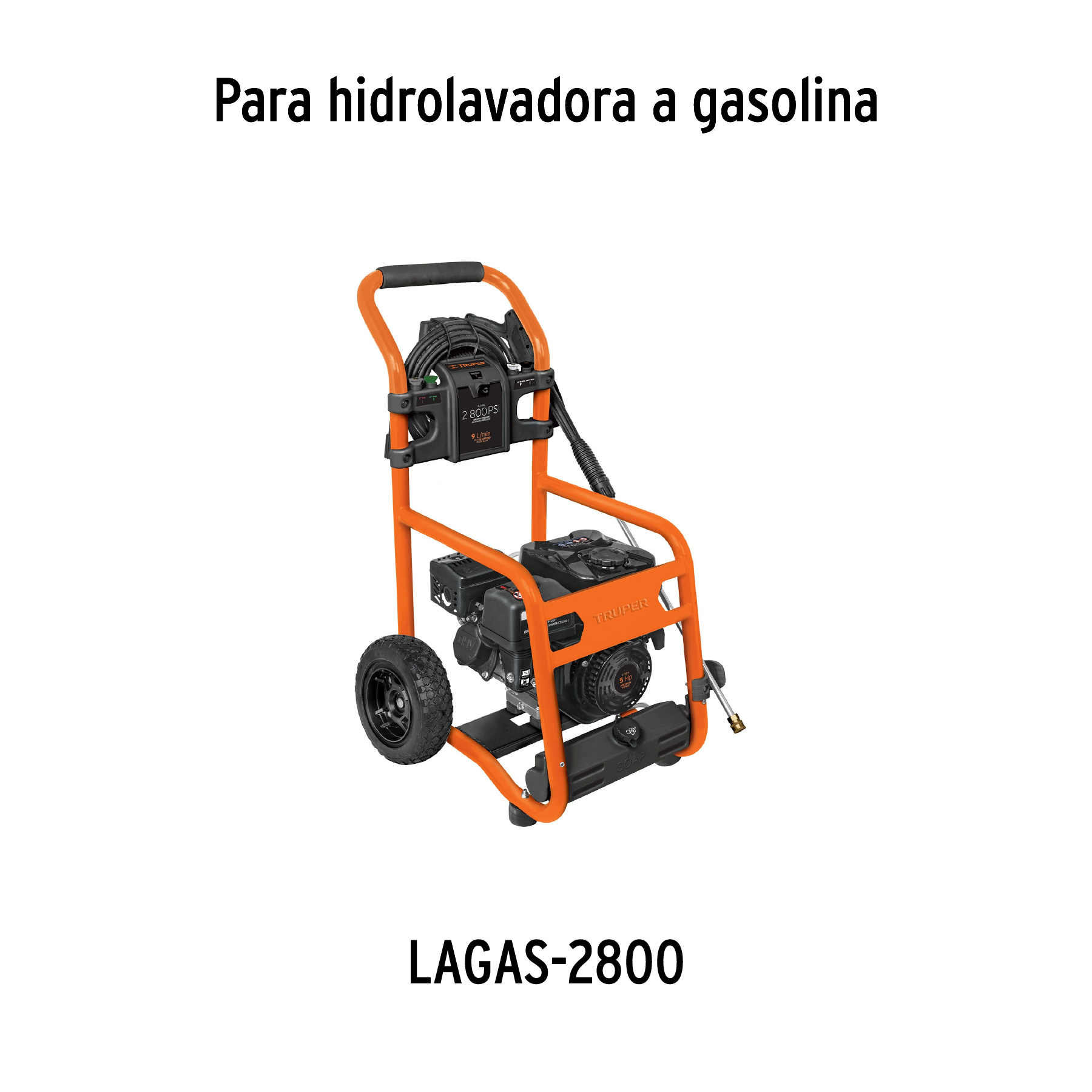Carburador para hidrolavadora a gasolina LAGAS-2800, TRUPER - Imagen 2