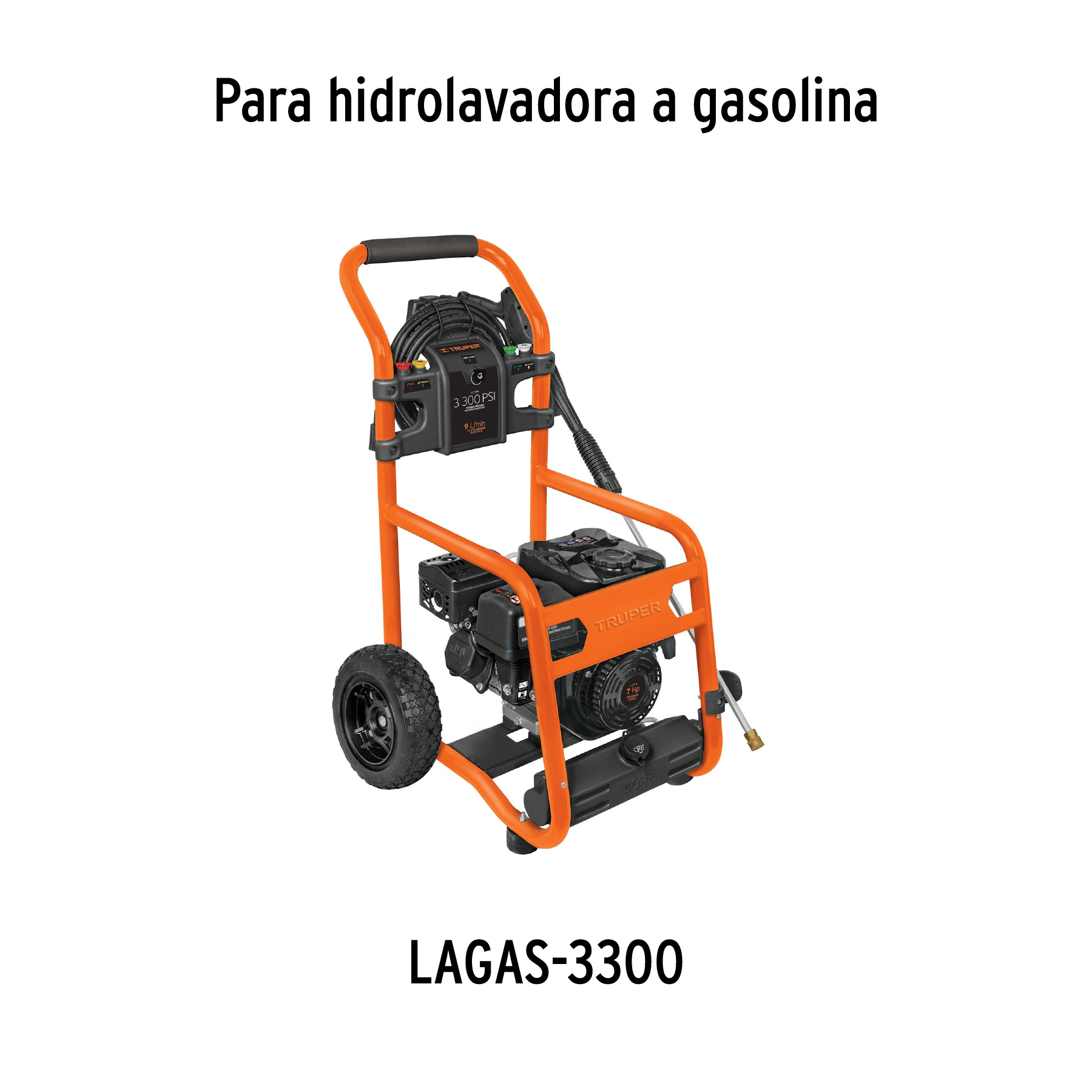 Carburador para hidrolavadora a gasolina LAGAS-3300, TRUPER - Imagen 2