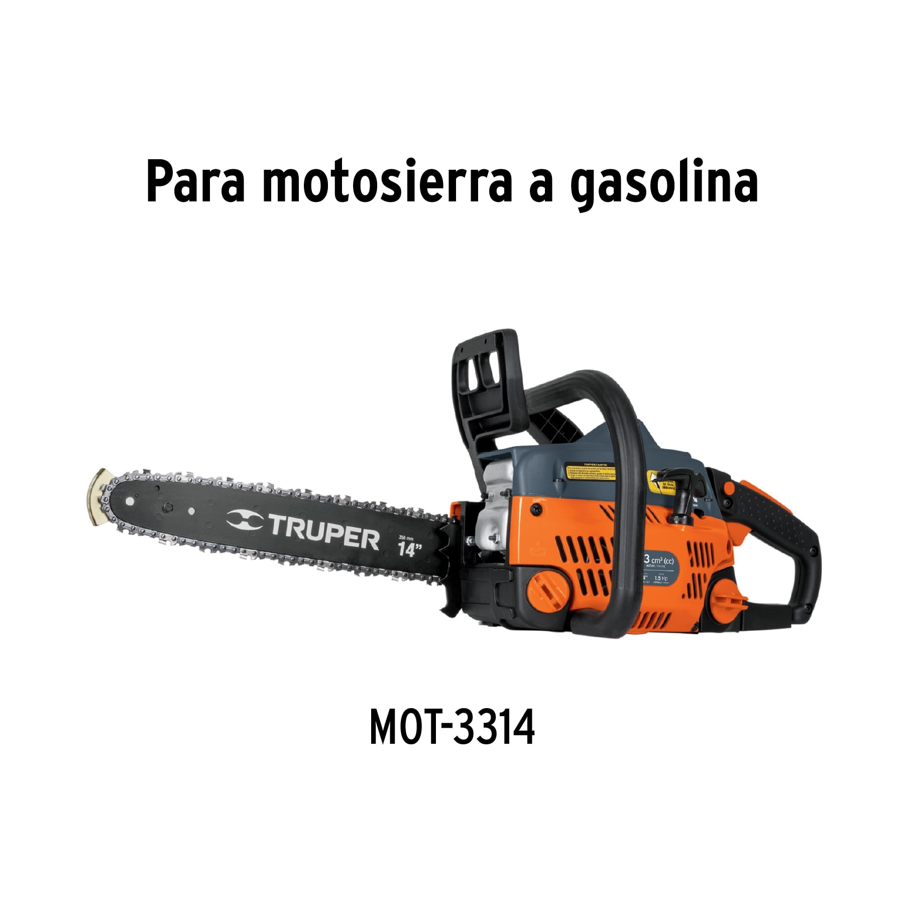 Carburador para motosierra a gasolina MOT-3314, TRUPER - Imagen 2
