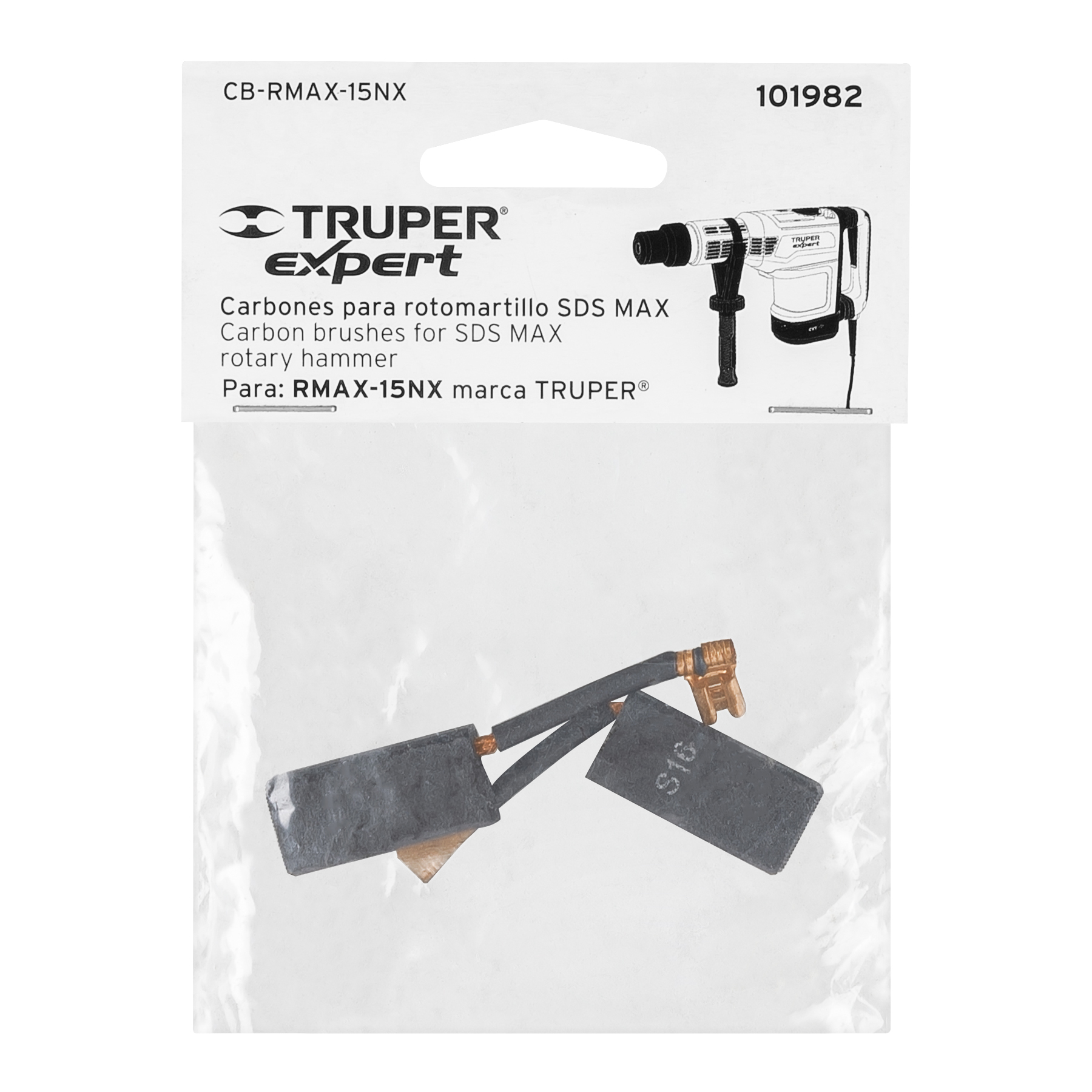 Bolsa con 2 carbones de repuesto para RMAX-15NX, TRUPER - Imagen 3