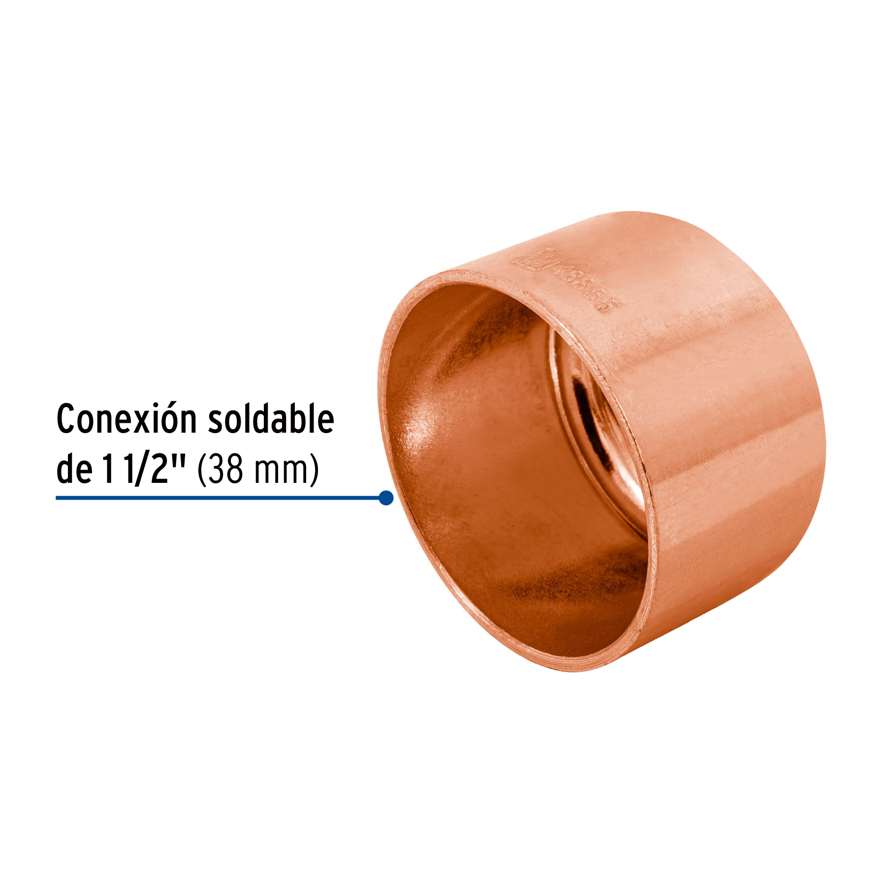 Tapón capa de cobre 1-1/2', FOSET - Imagen 2