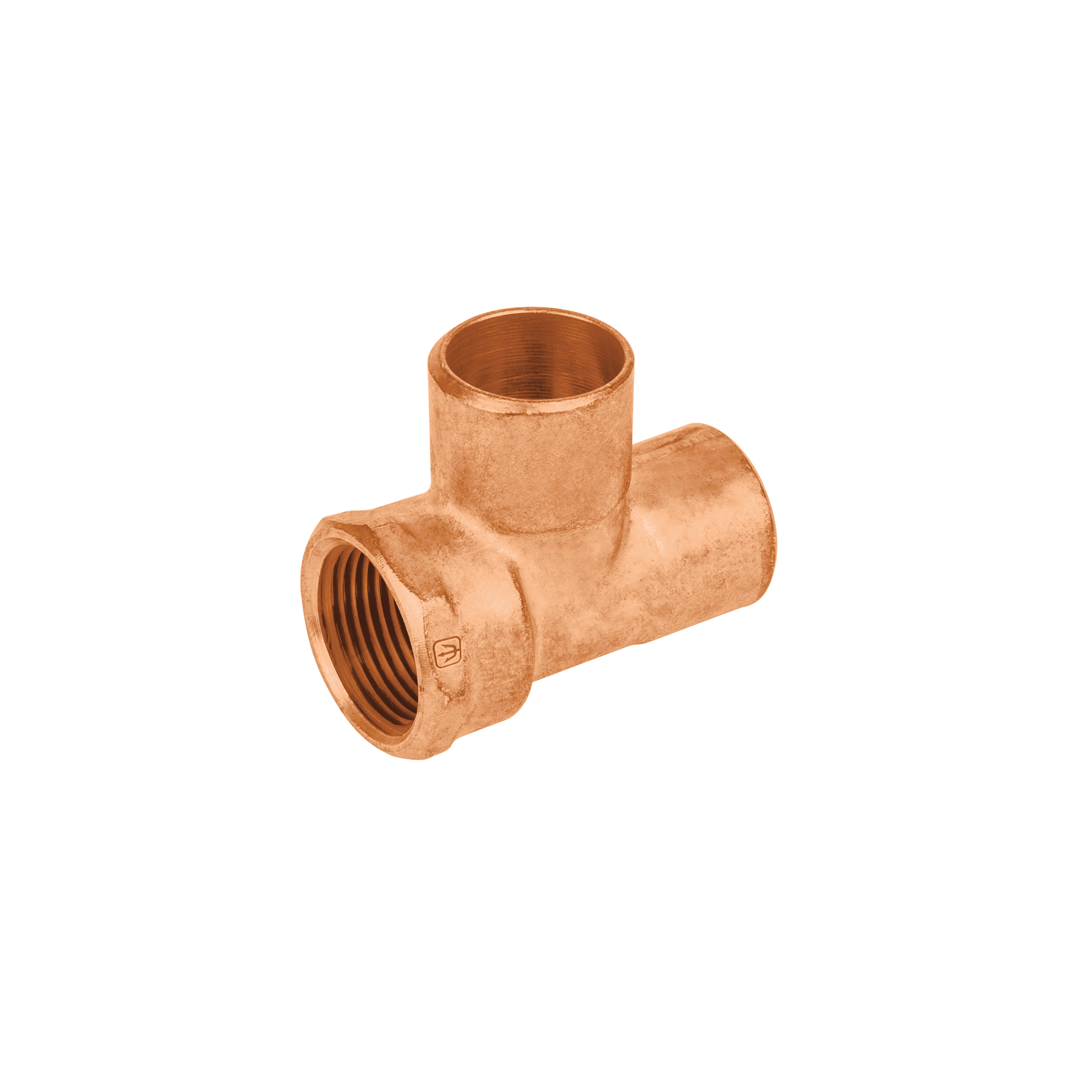 Tee de cobre rosca interior lateral 3/4', FOSET