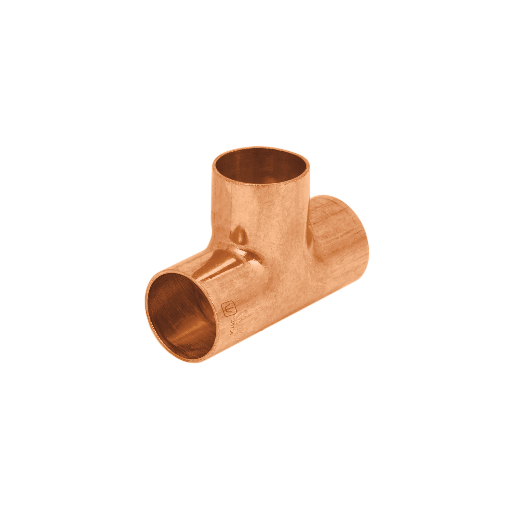 Tee sencilla de cobre 3/4', FOSET