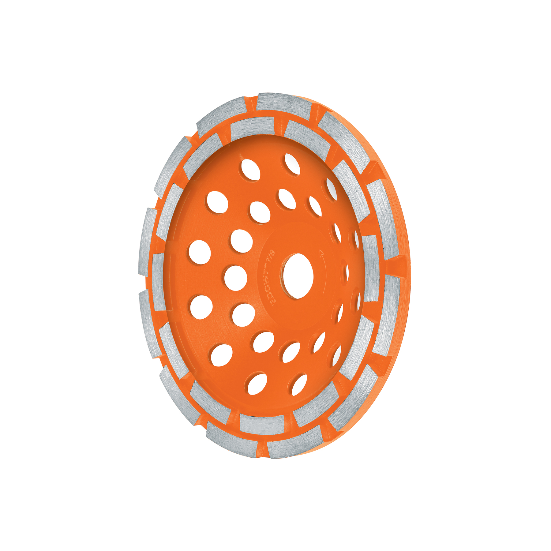 Copa de diamante doble hilera 7' x 7/8', TRUPER