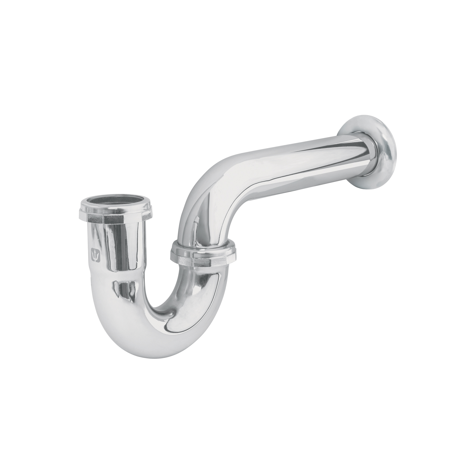 Céspol 1-1/2', sin contra, latón cromo, para fregadero