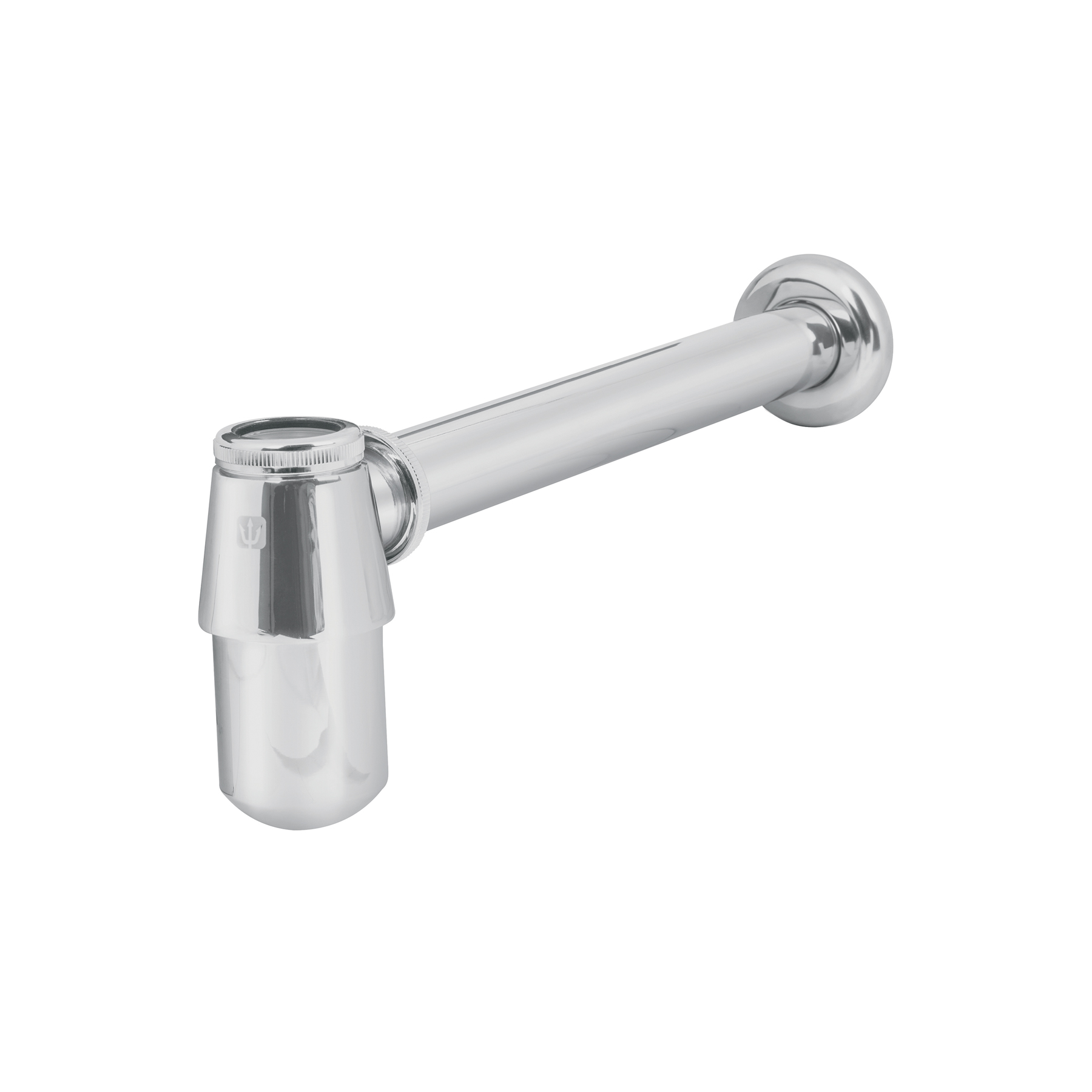 Céspol de bote 1-1/4', sin contra, latón cromo, para lavabo