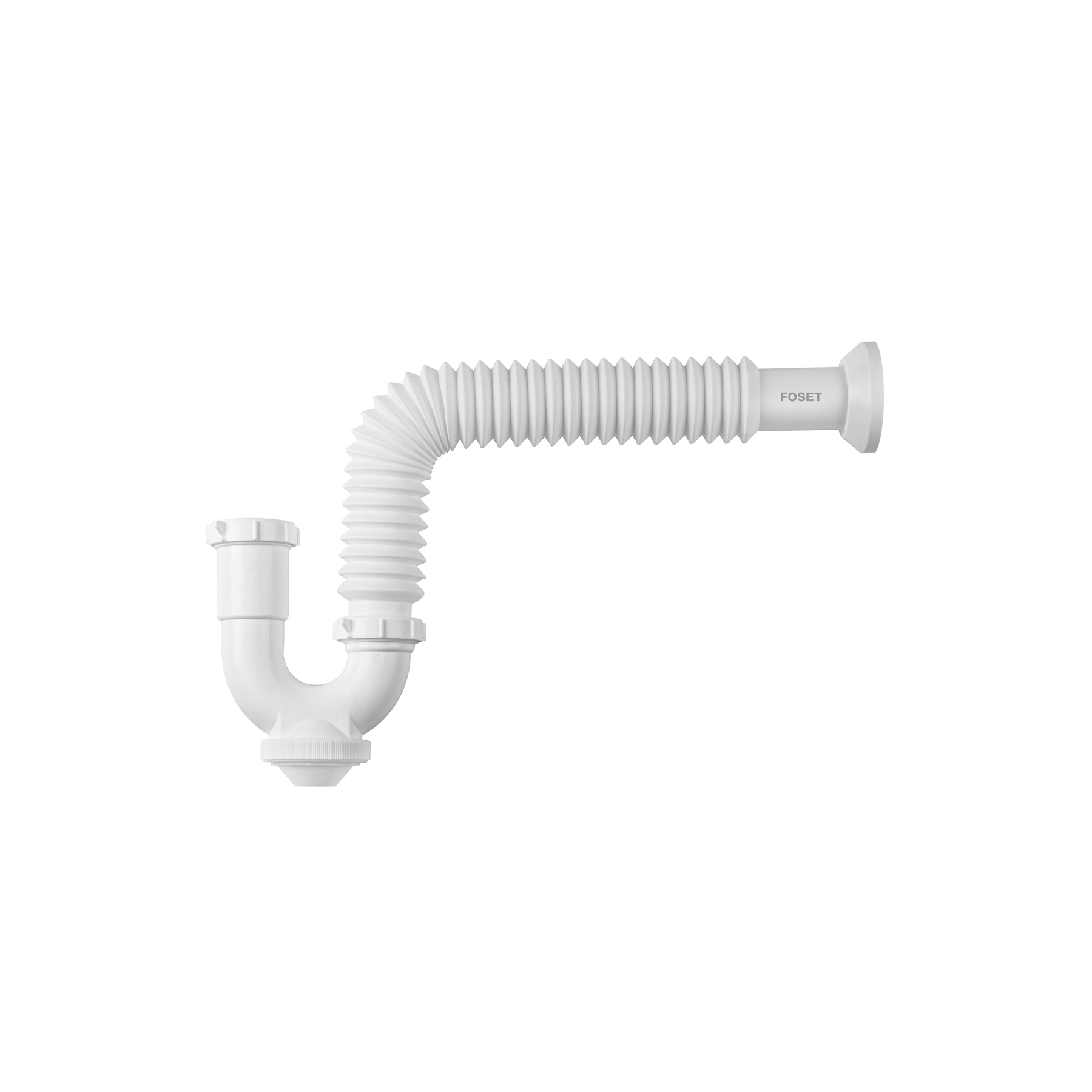 Céspol rígido p/fregadero s/contra, polipropileno, 1-1/2'