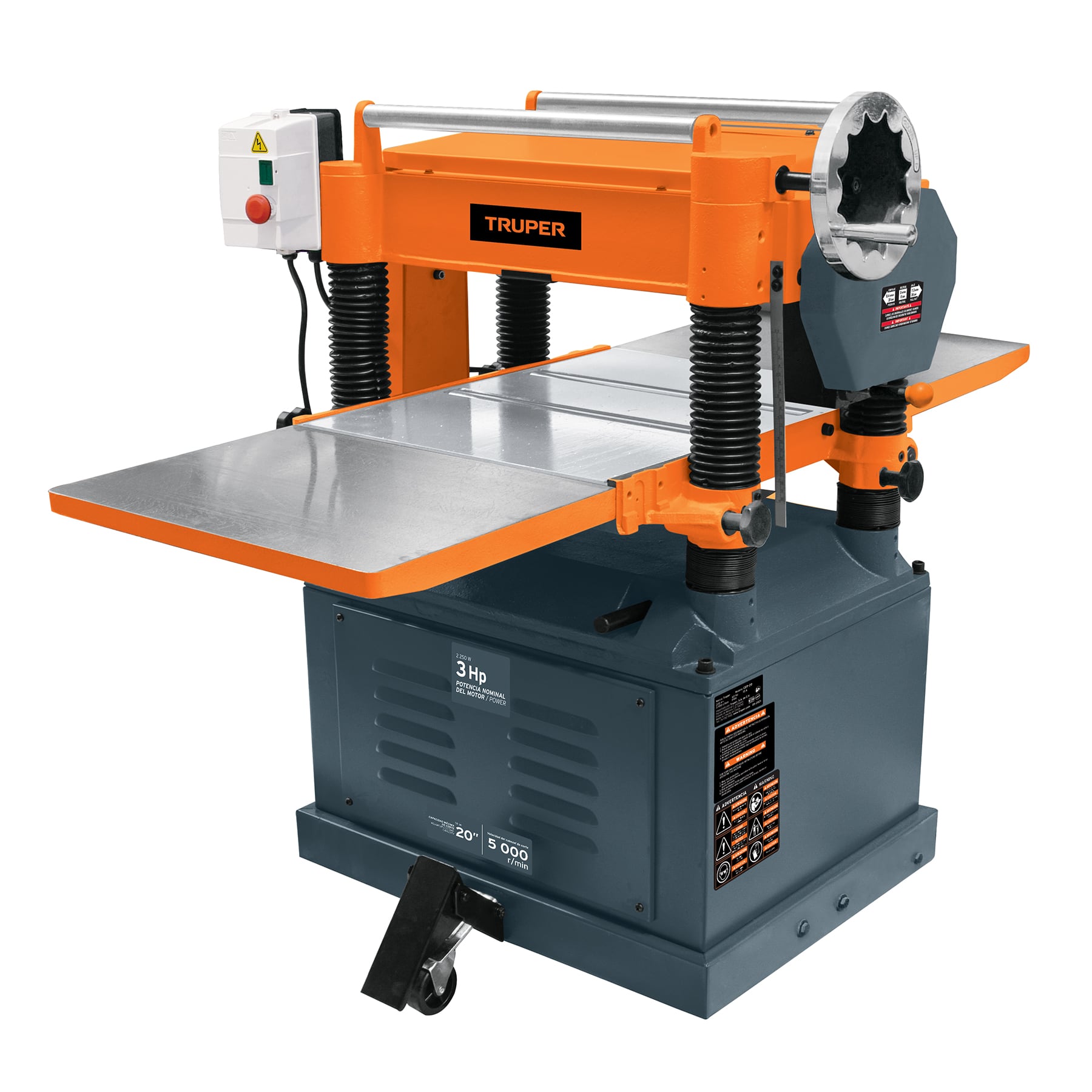 Cepillo de piso 20', 3 HP (2250 W), Truper