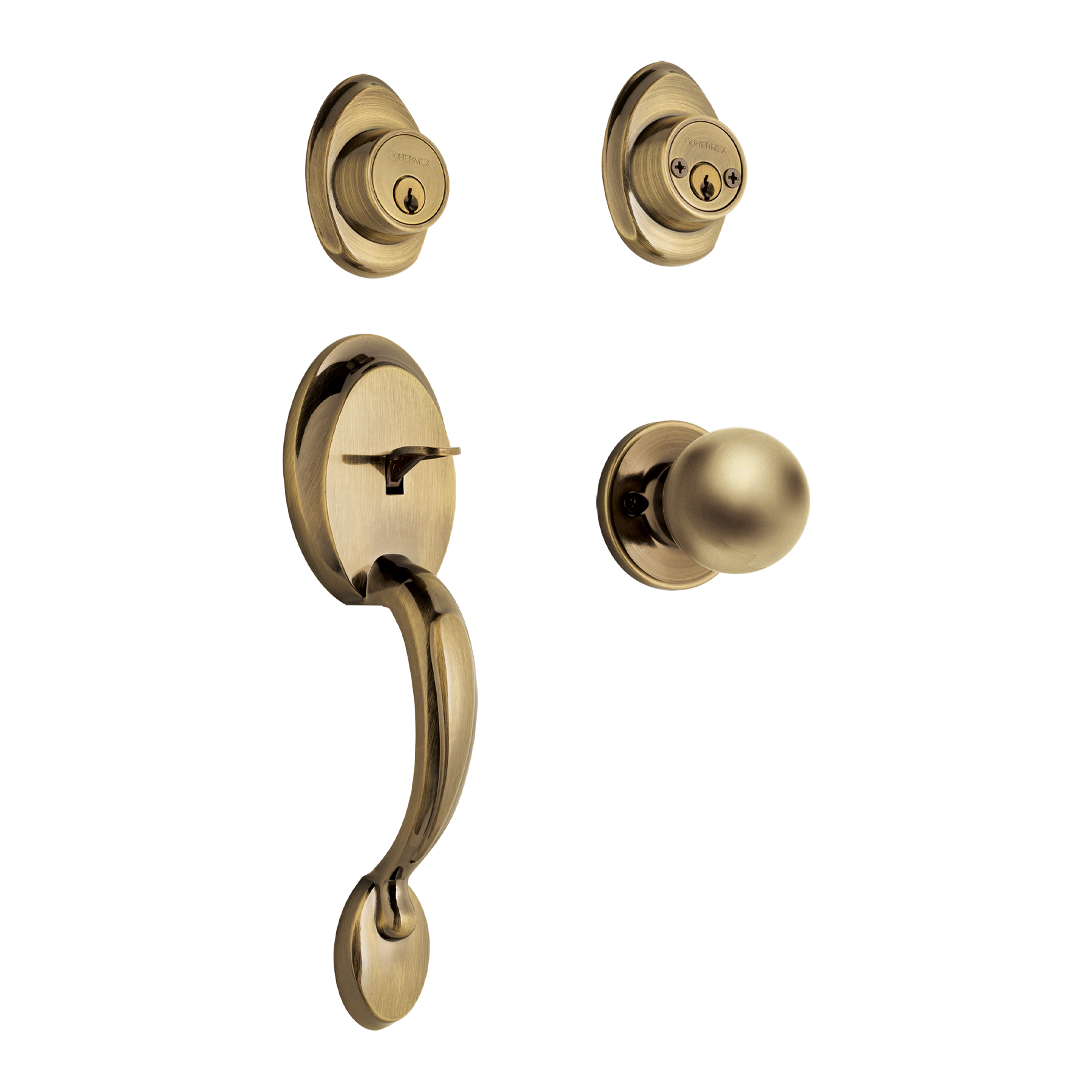 Jaladera y perilla, Berna llave-llave, LA, BASIC