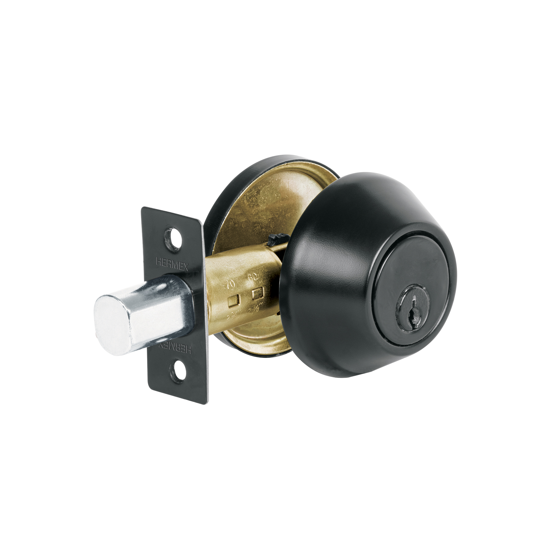 Cerrojo llave-llave negro, llave tradicional, BASIC