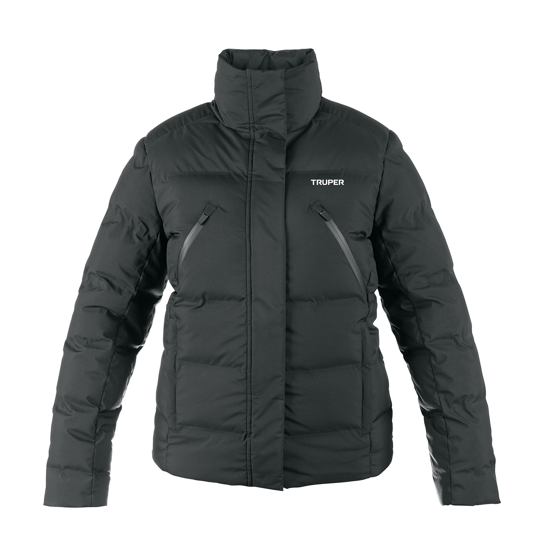Chamarra acolchada térmica para mujer, negra, G, TRUPER