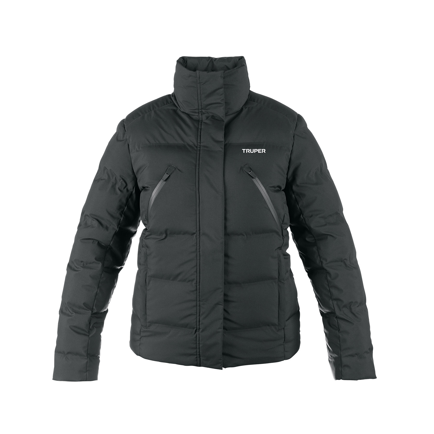 Chamarra acolchada térmica para mujer, negra, M, TRUPER