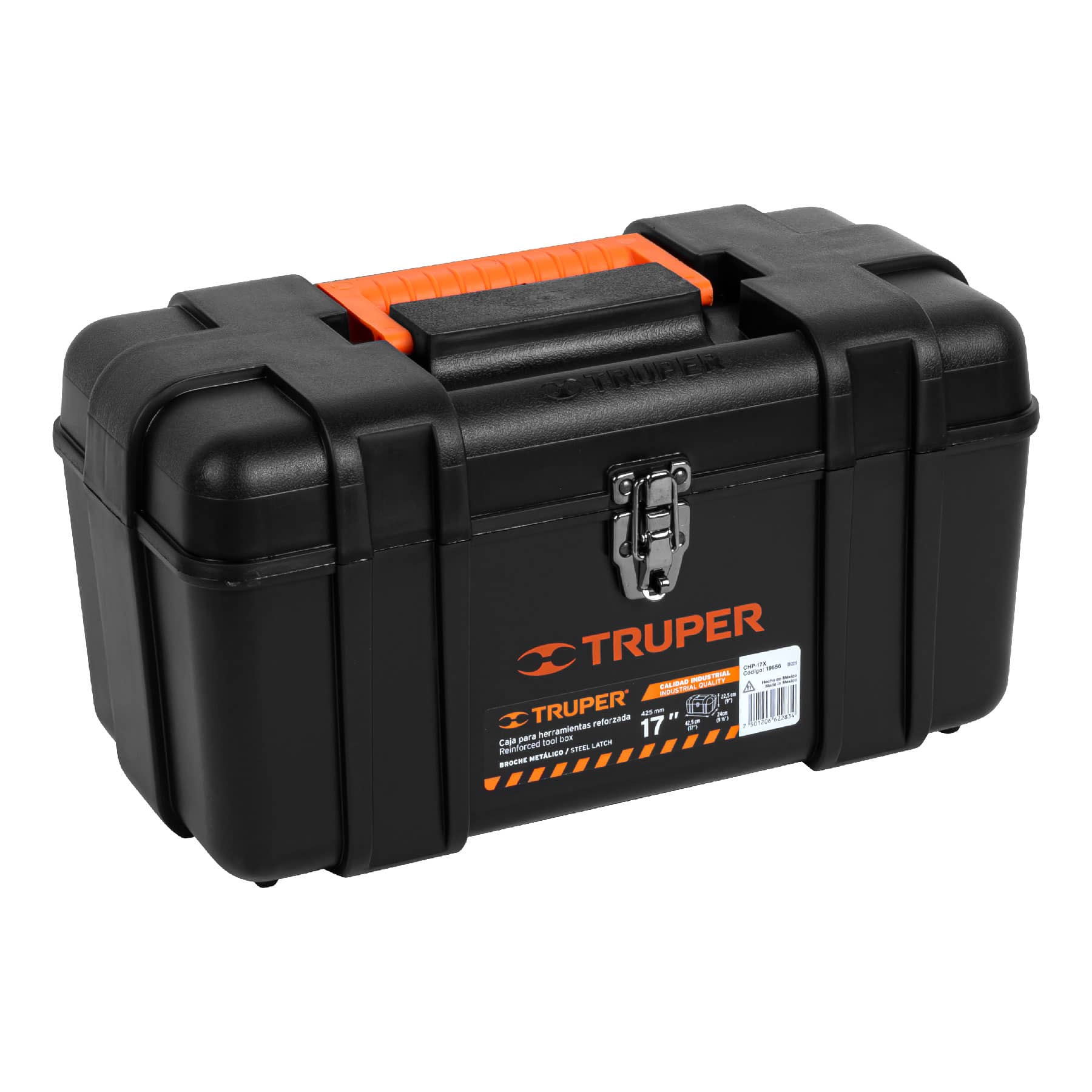 Caja para herramienta 17' industrial, broches metálicos