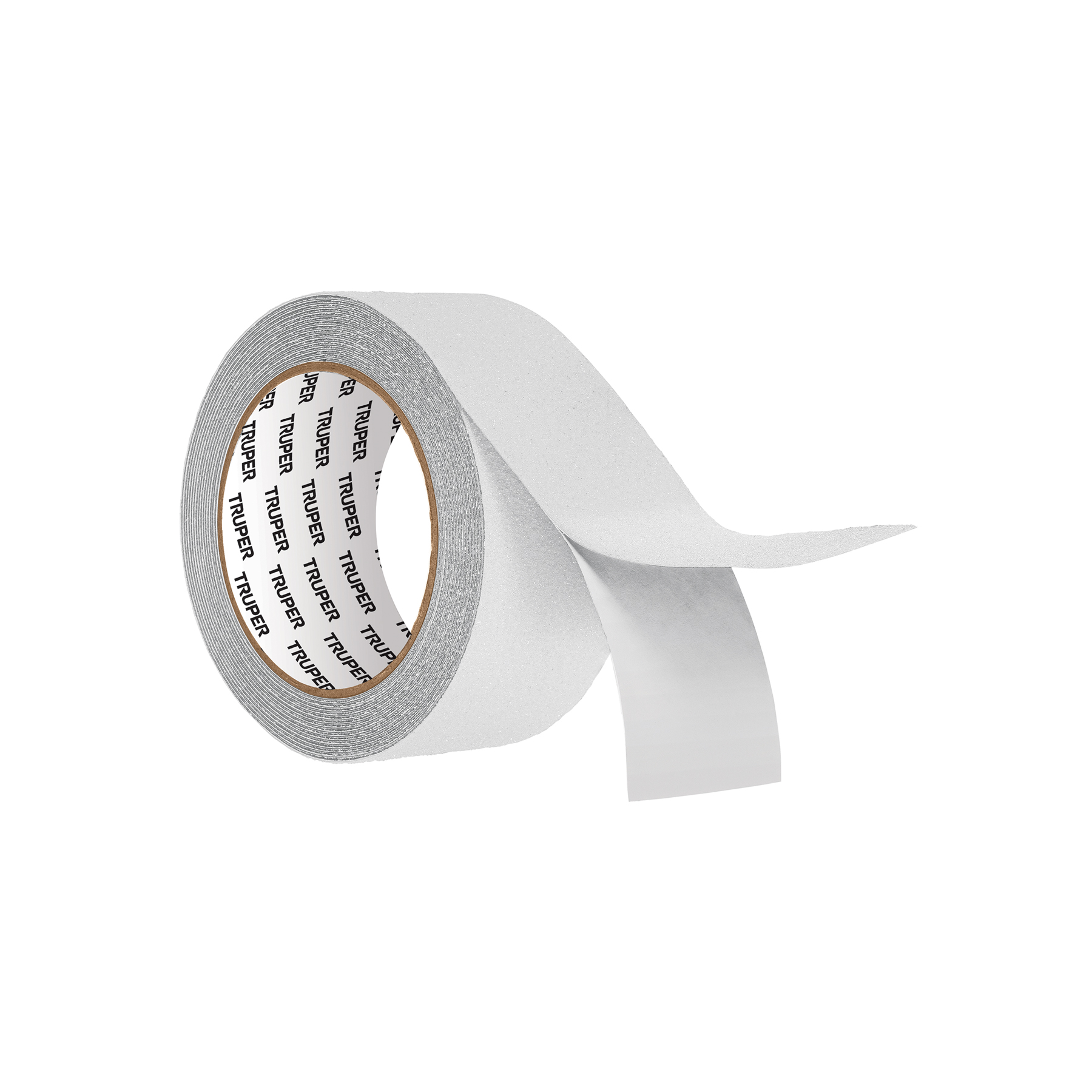 Rollo de 5m de cinta antiderrapante blanca 50mm con abrasivo