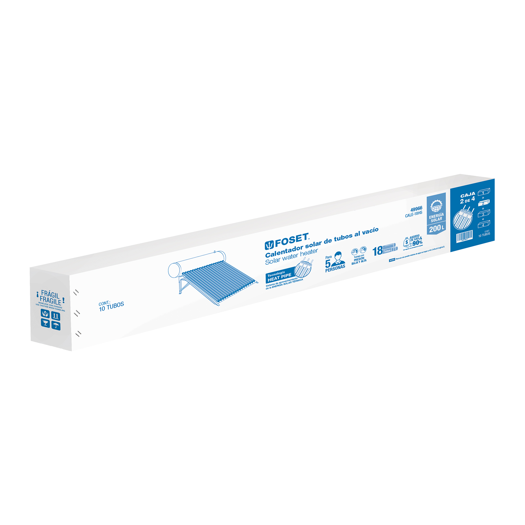 Caja de empaque de repuesto para CALE-18HS-2, Foset
