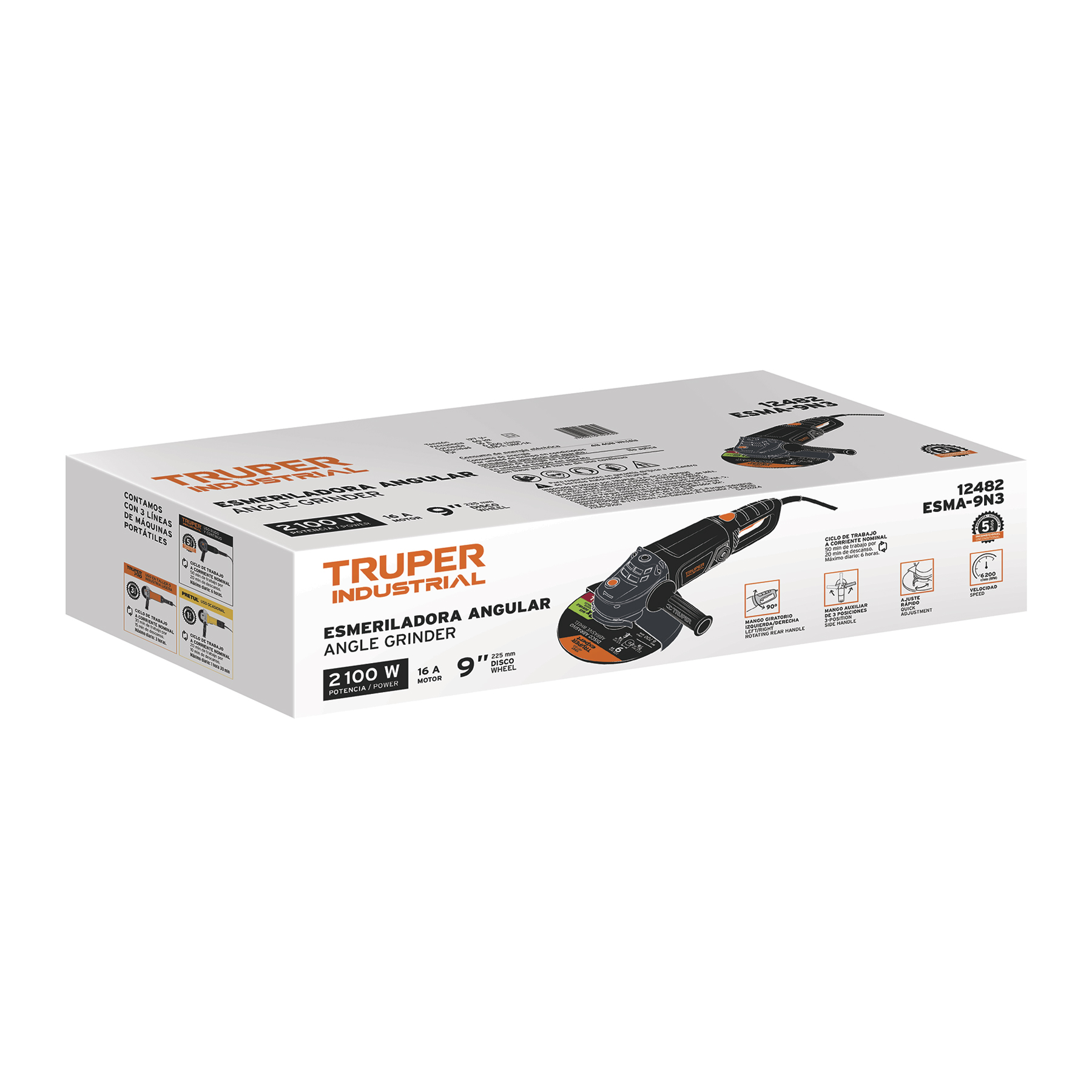 Caja de empaque de repuesto para ESMA-9N3, TRUPER INDUSTRIAL