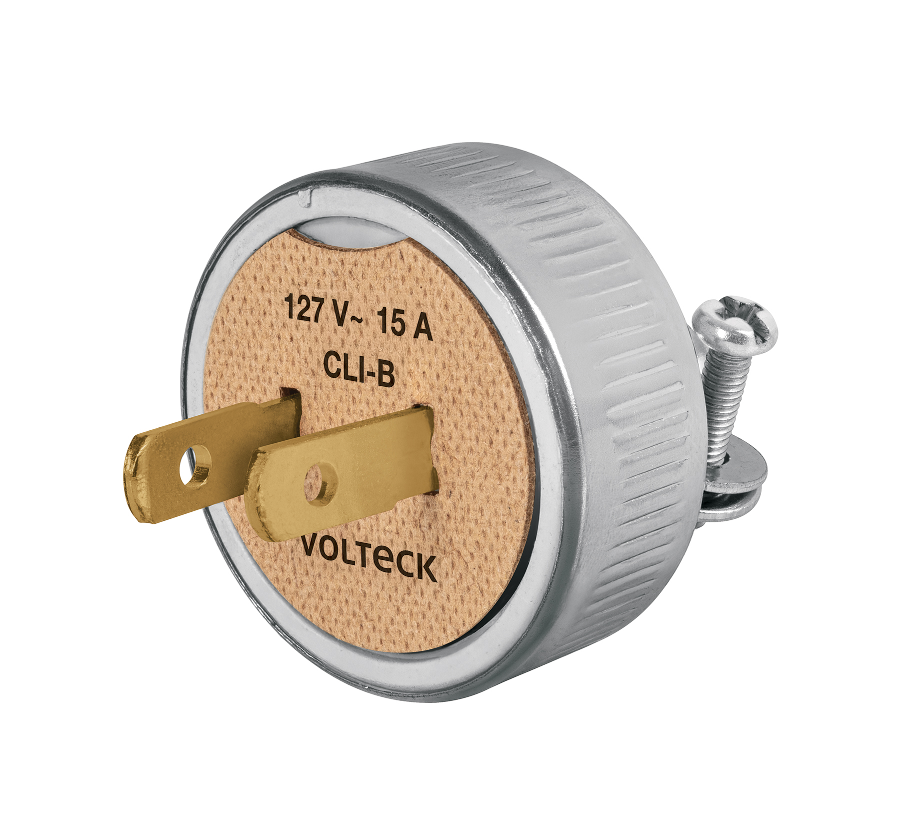 Clavija industrial blindada no polarizada, Volteck