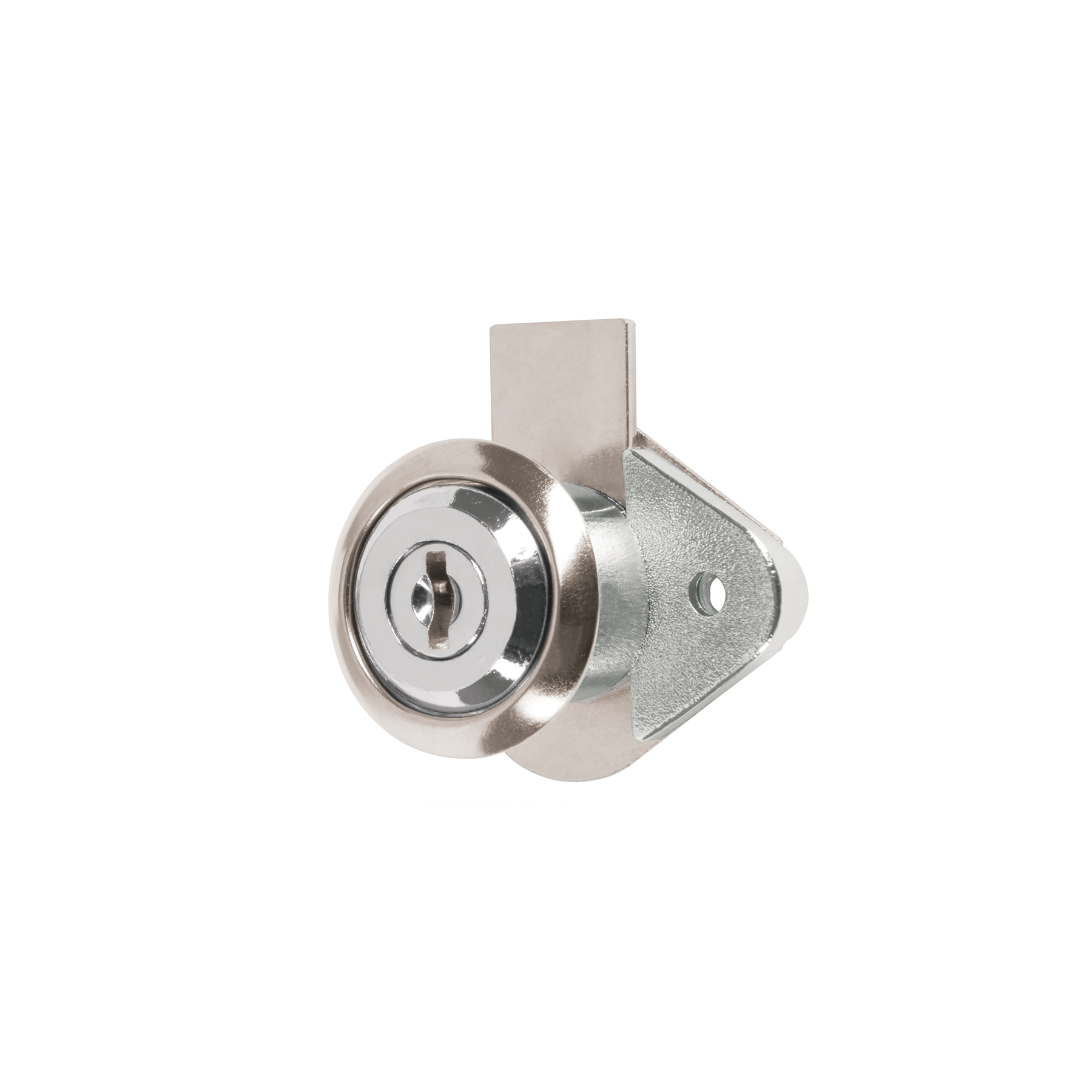 Cerradura para mueble, modelo 21, cromo, HERMEX BASIC