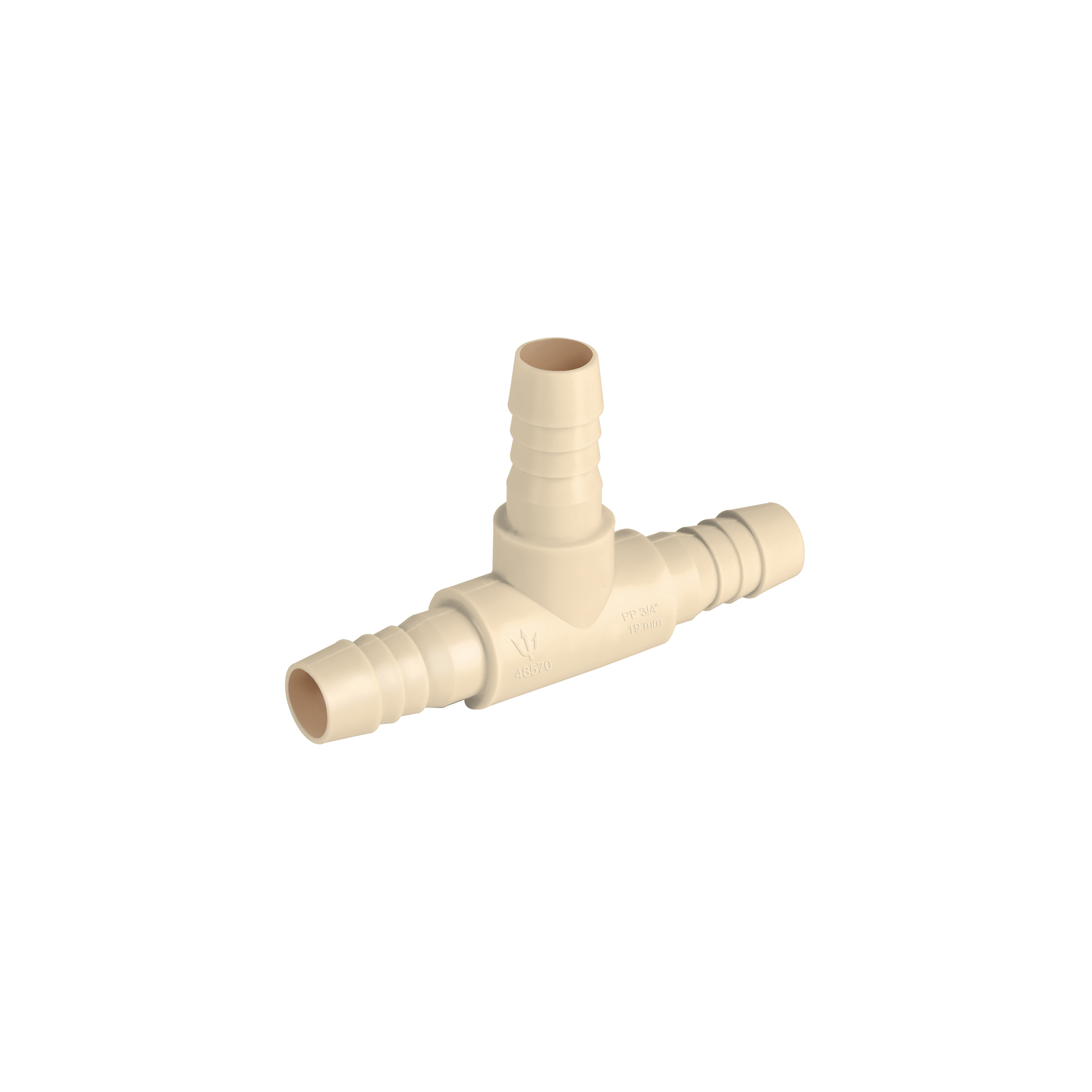 Tee inserción 3/4' de polipropileno, Foset