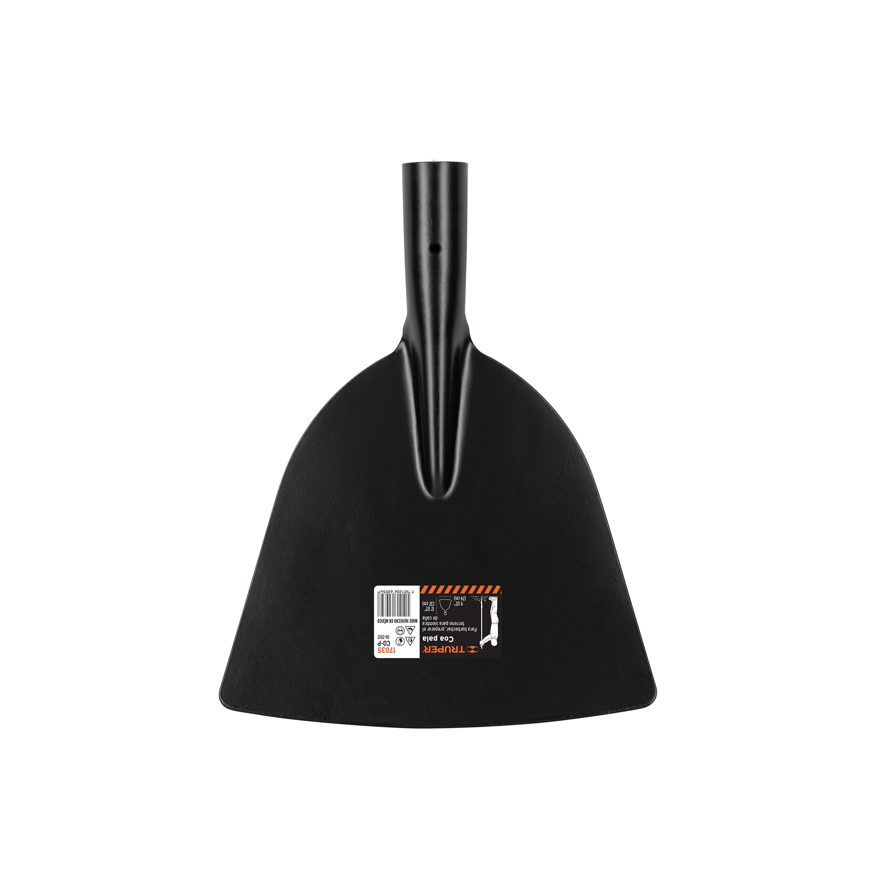 Coa pala, sin mango, Truper