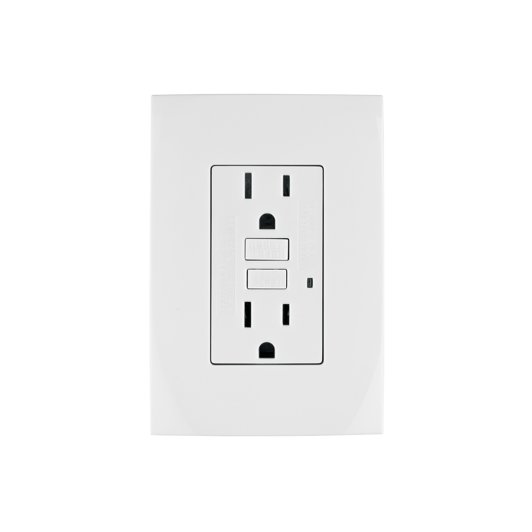 Contacto dúplex falla a tierra GFCI (ICFT), Oslo, Volteck