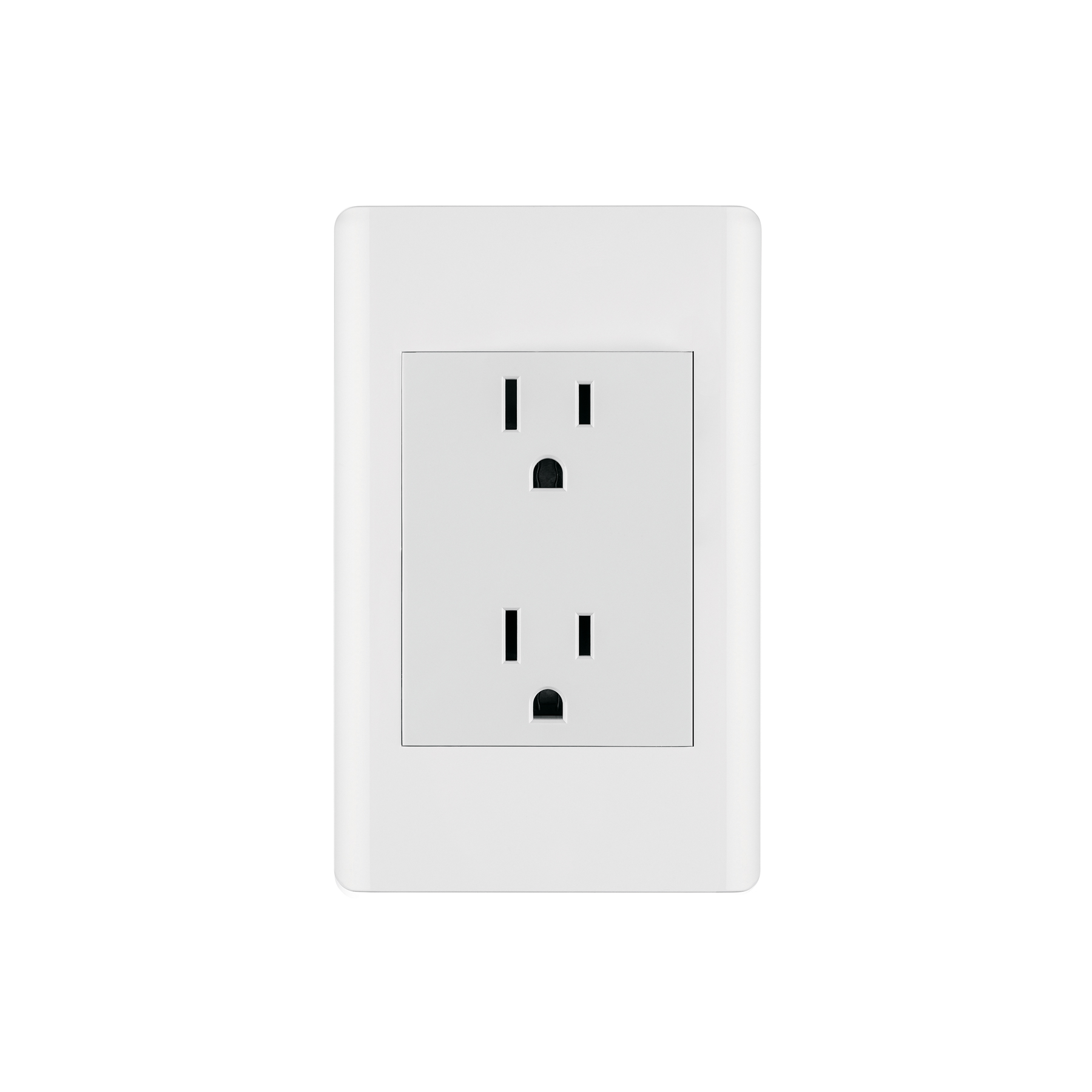 Placa armada blanca contacto dúplex 3 módulos, Lisboa