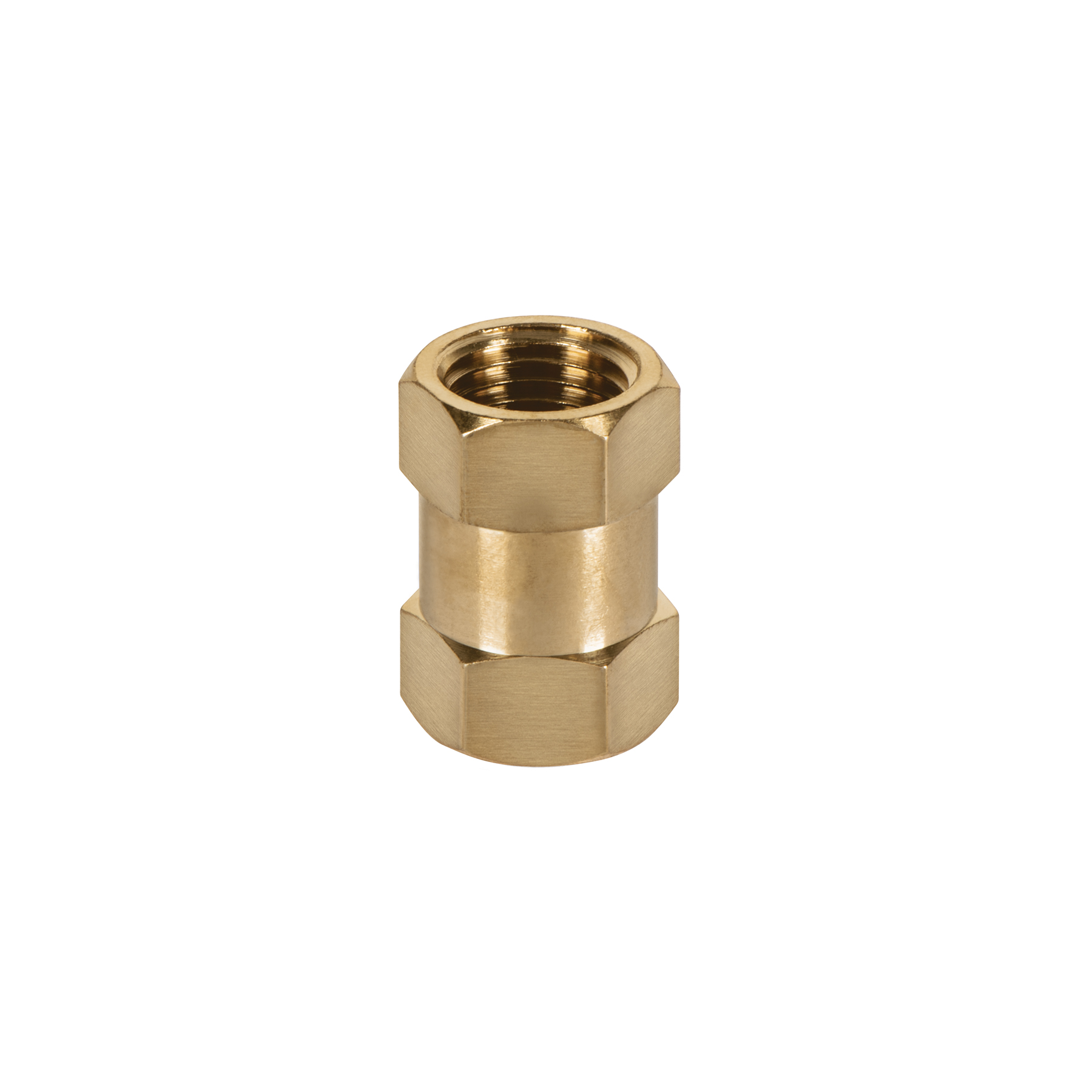 Cople de latón, hembra-hembra, cuerda 1/4' NPT, TRUPER