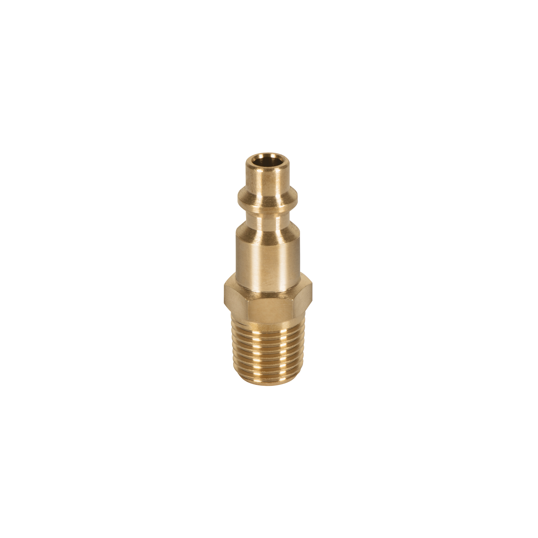 Conector rápido de latón, macho, cuerda 1/4' NPT, TRUPER