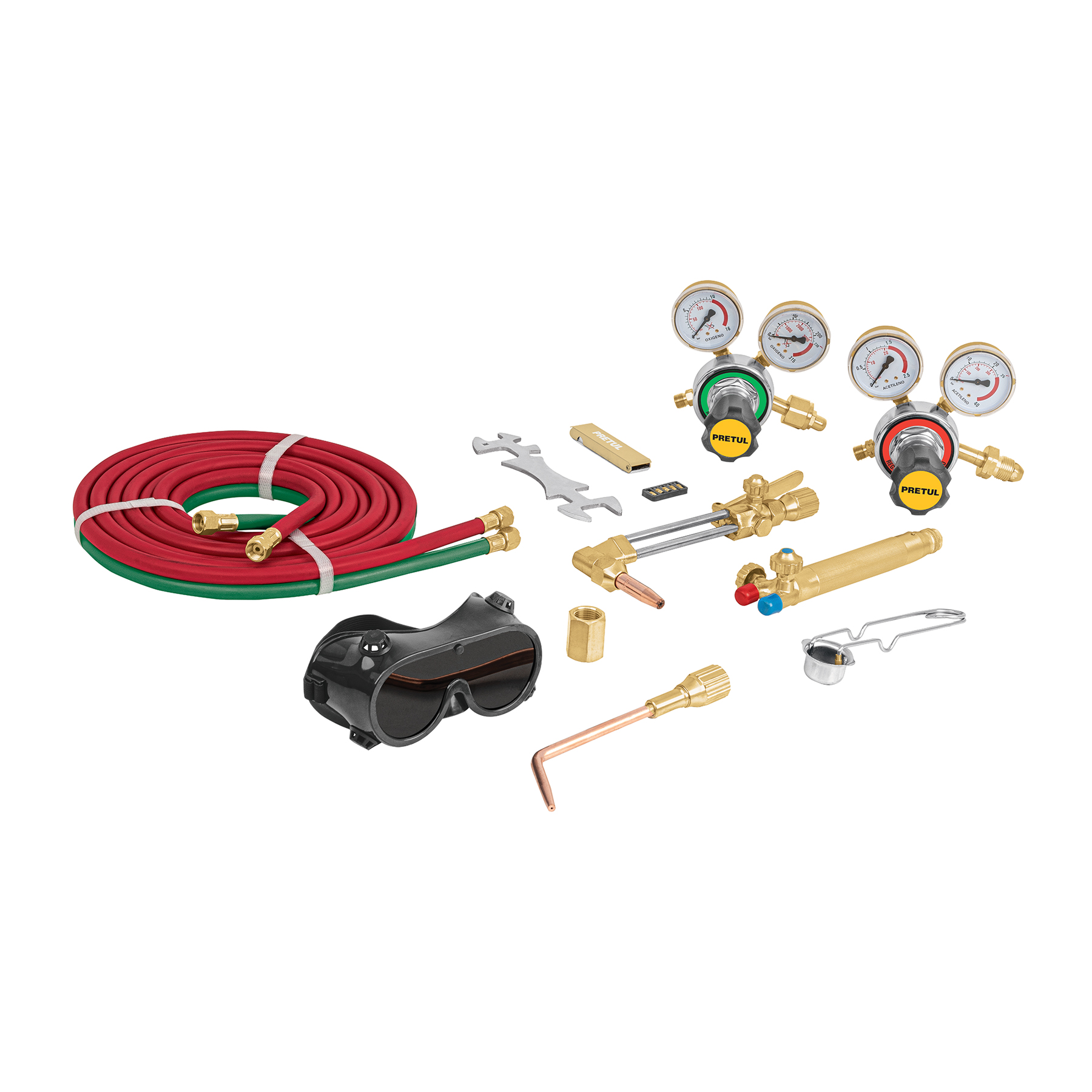 Equipo de oxicorte y soldadura, PRETUL