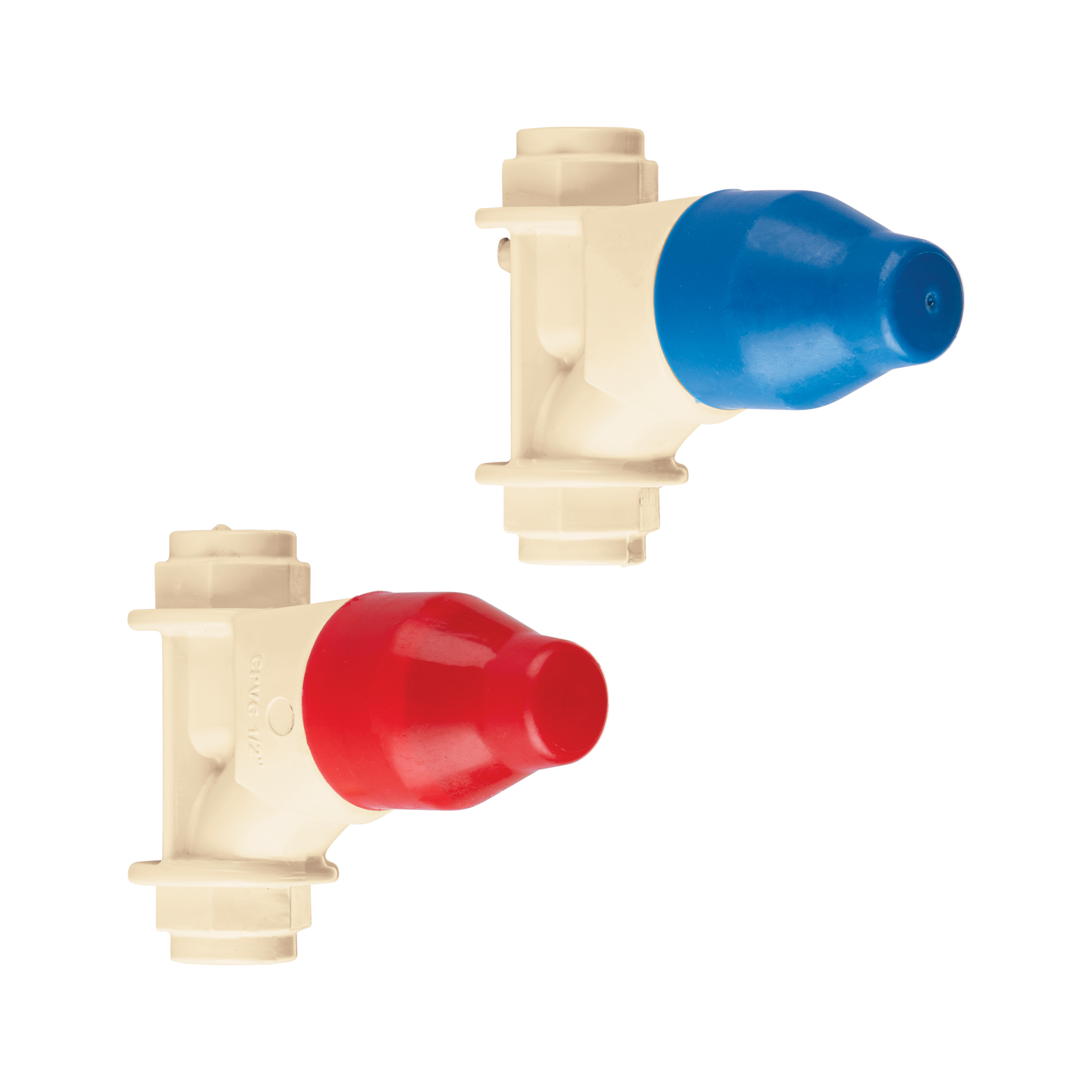 Juego de 2 llaves de empotrar CPVC 1/2' para regadera, FOSET