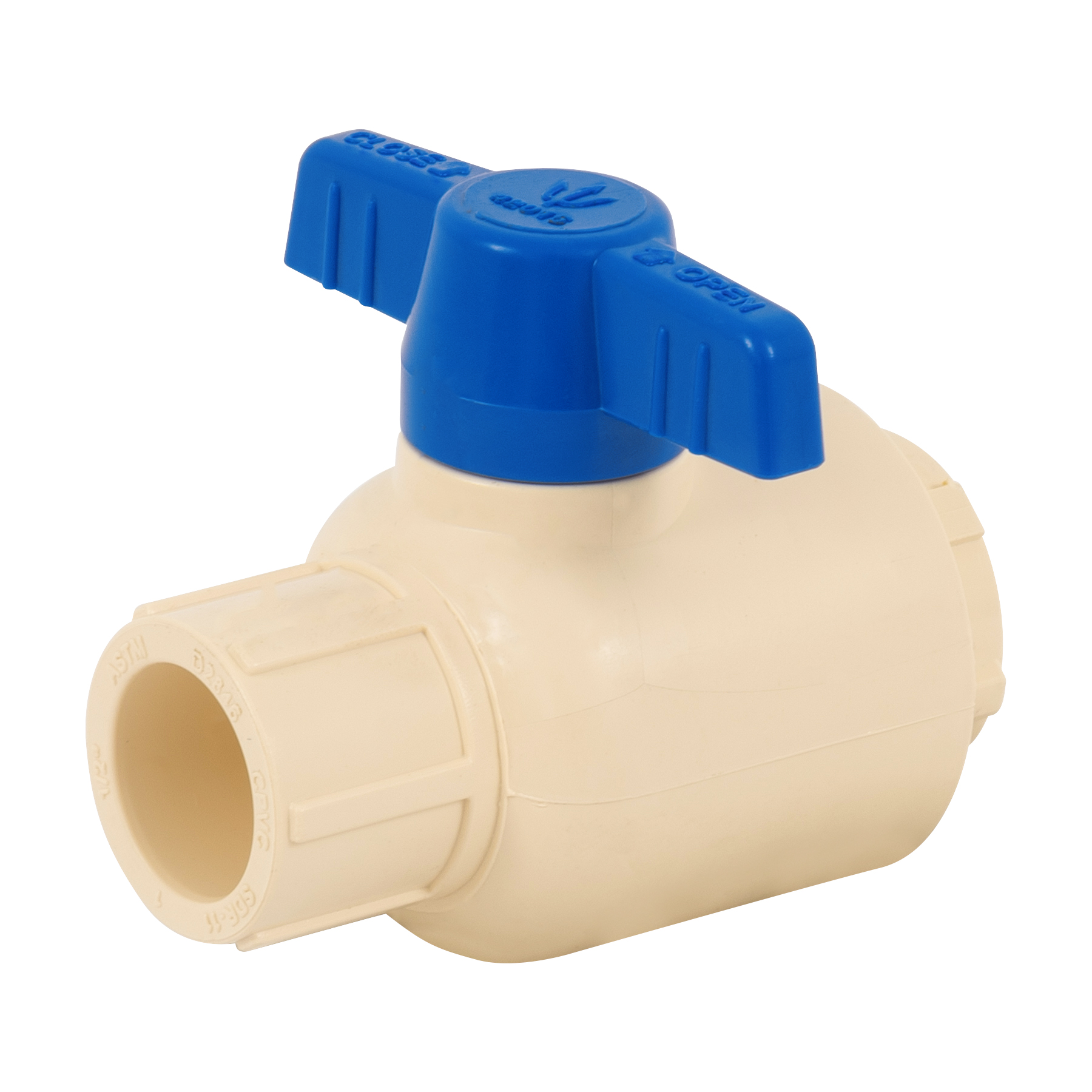 Válvula de esfera desmontable de CPVC de 1/2', FOSET