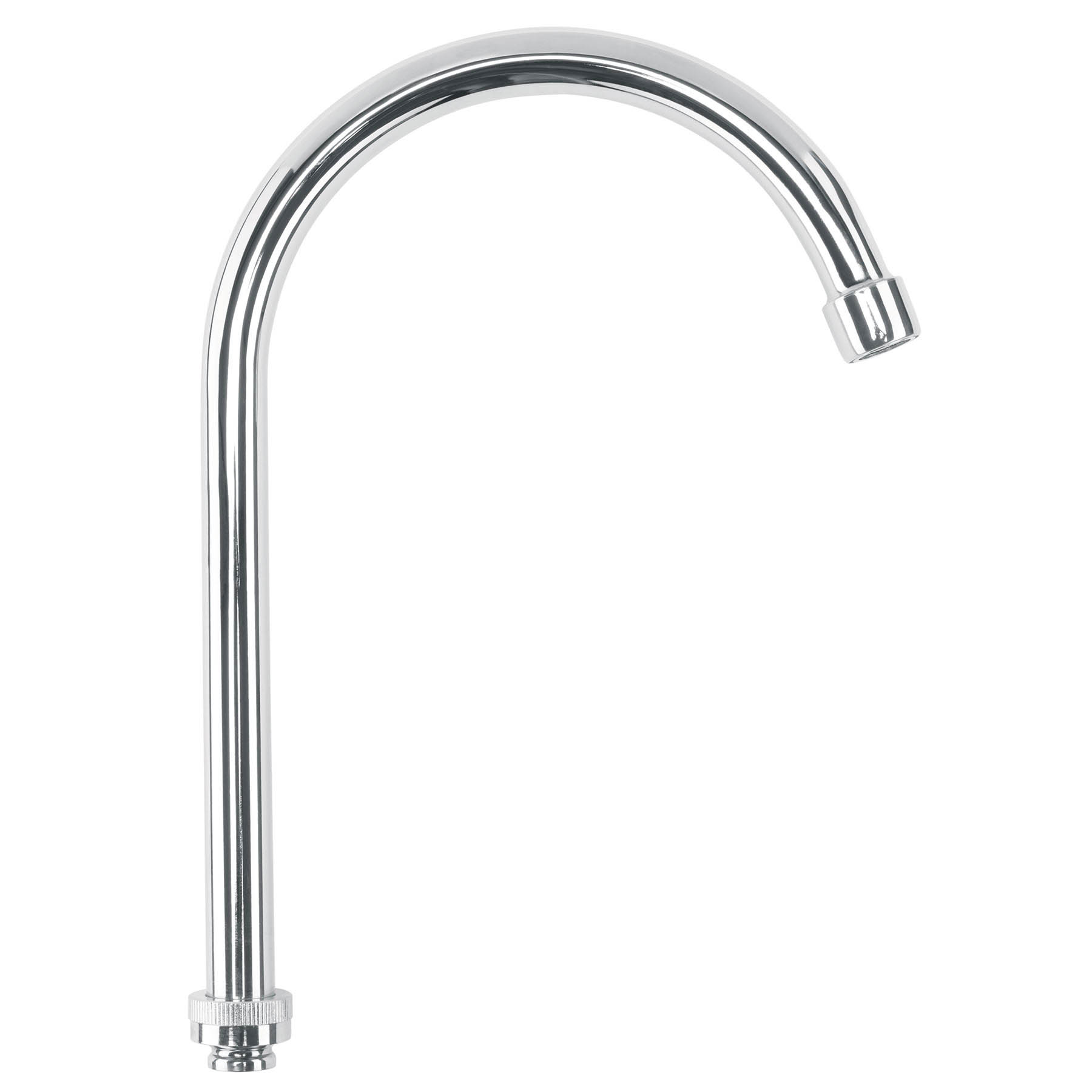 Cuello alto/curvo para mezcladora de fregadero, cromo, Basic