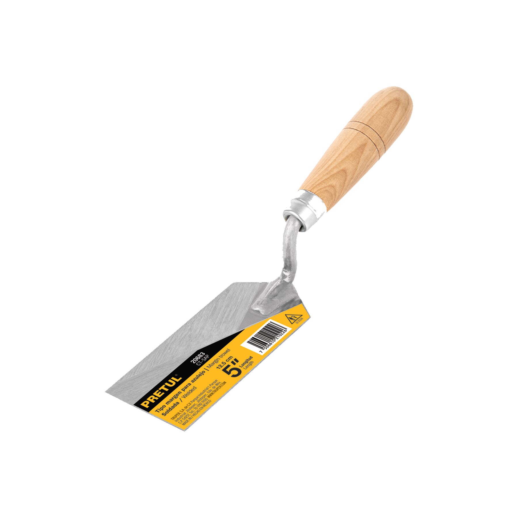 Cuchara para azulejo 5', PRETUL