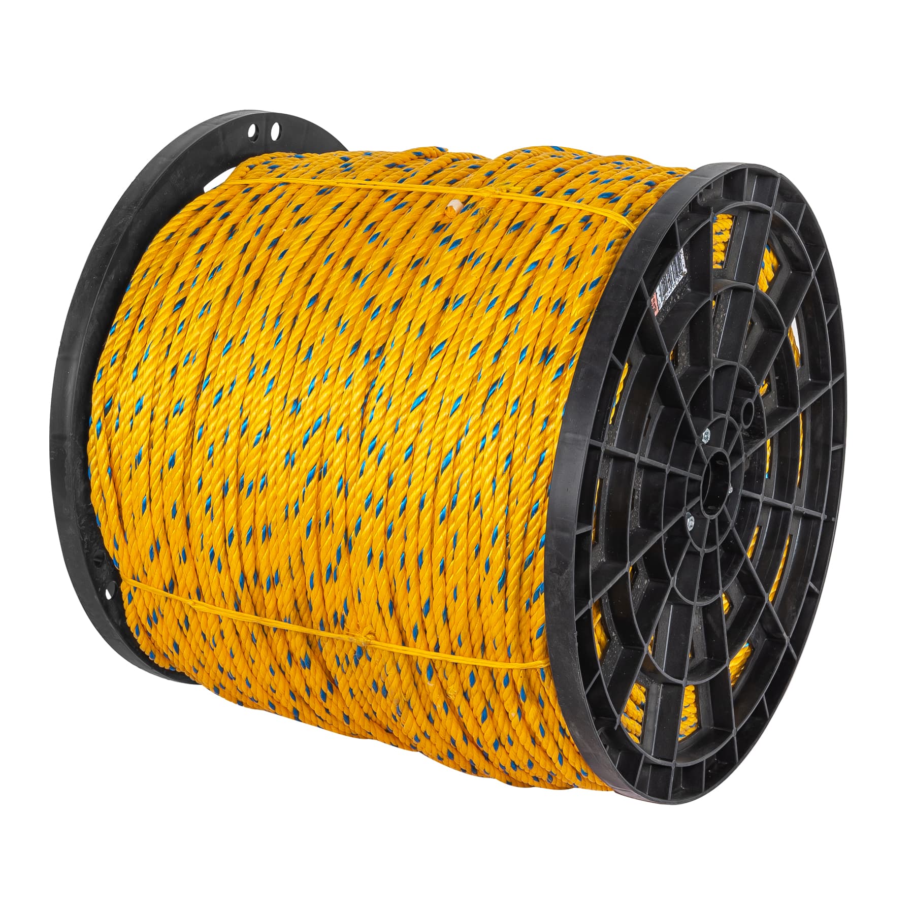 Metro de cuerda amarilla de polipropileno 8mm, carrete 640m