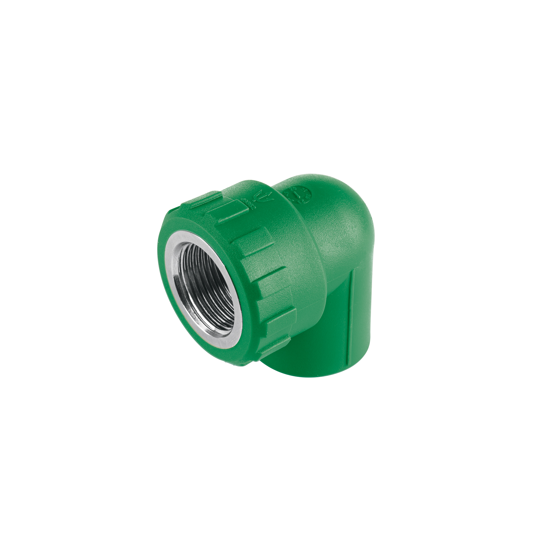 Codo 90° PPR, 3/4', rosca hembra con inserto metálico, Foset